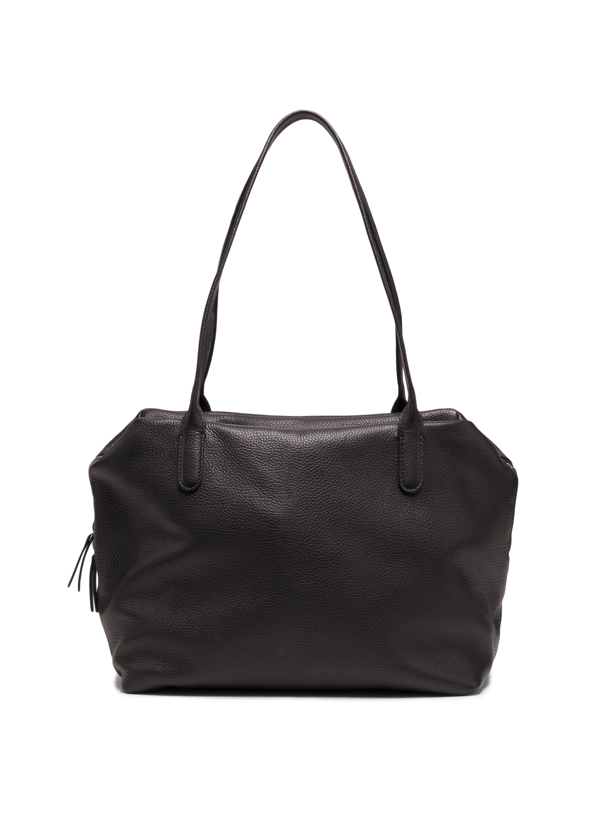 The Row Women's Henri Leather Shoulder Bag - Black Ans