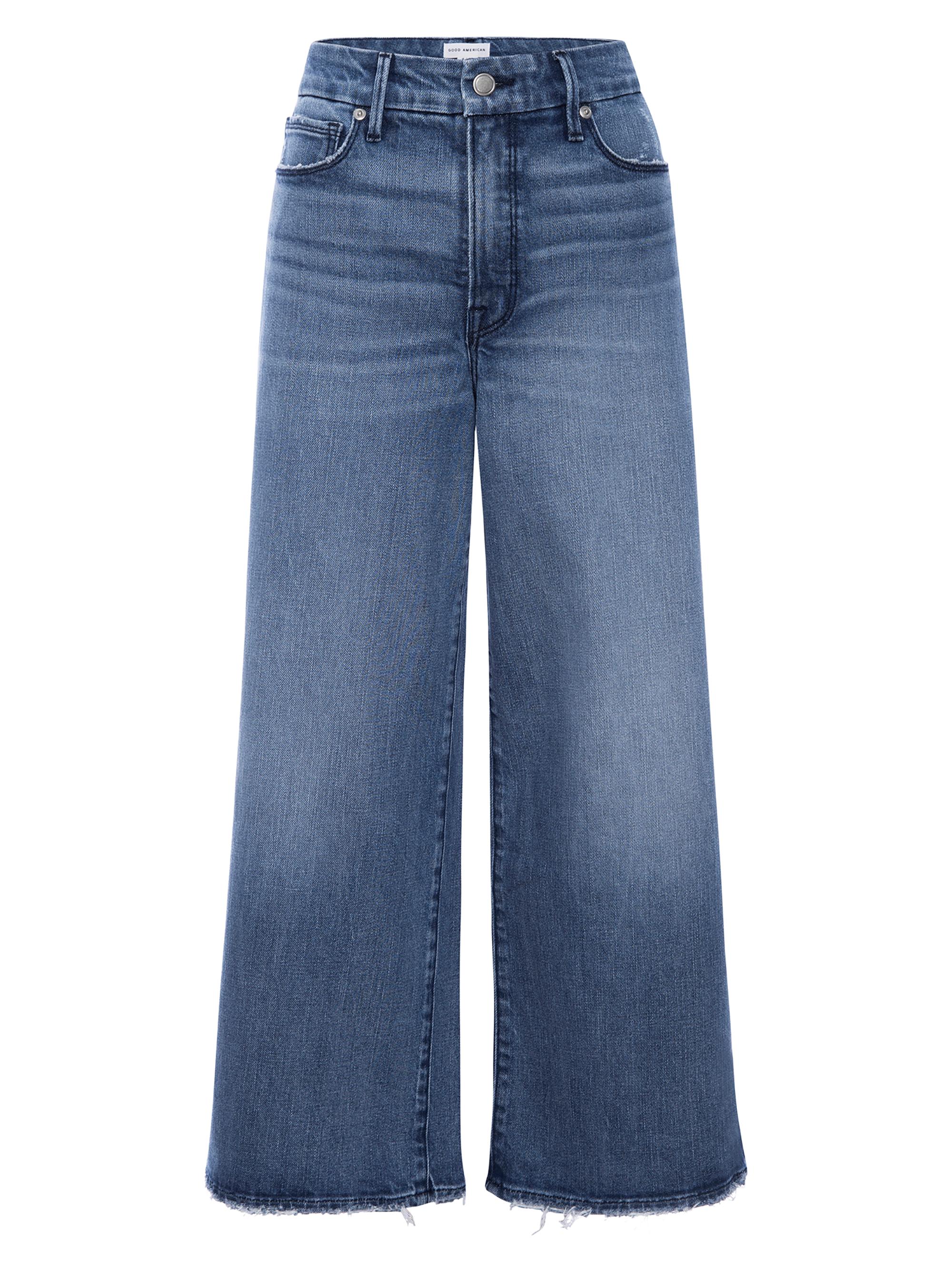 ALICE + OLIVIA Wilson Reversed Seam Wide-Leg Jeans | Saks Fifth Avenue