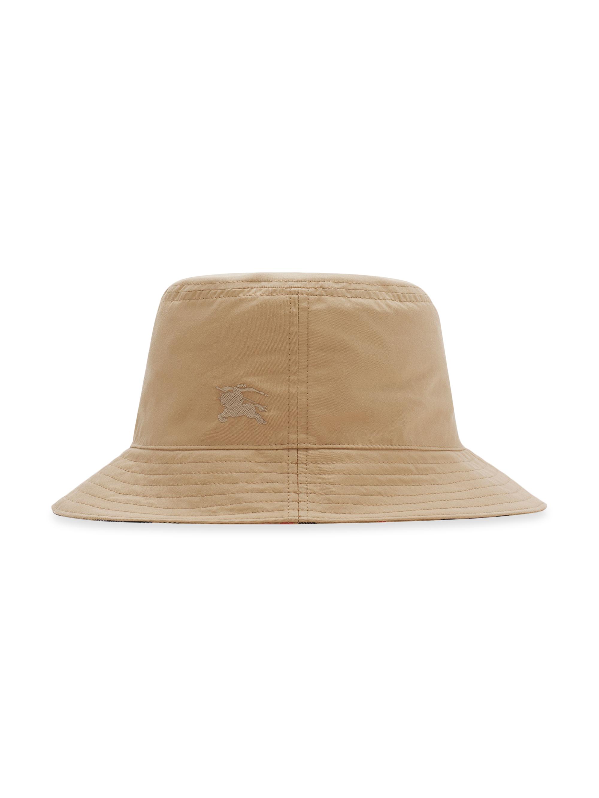 Burberry リバーシブル　帽子 Burberry Reversible Gabardine Bucket Hat | Saks Fifth Avenue
