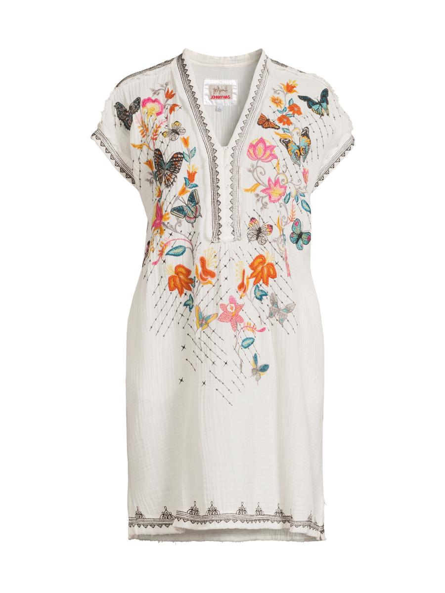 Johnny Was Zippy Tunic Knee-Length Dress | Saks Fifth Avenue