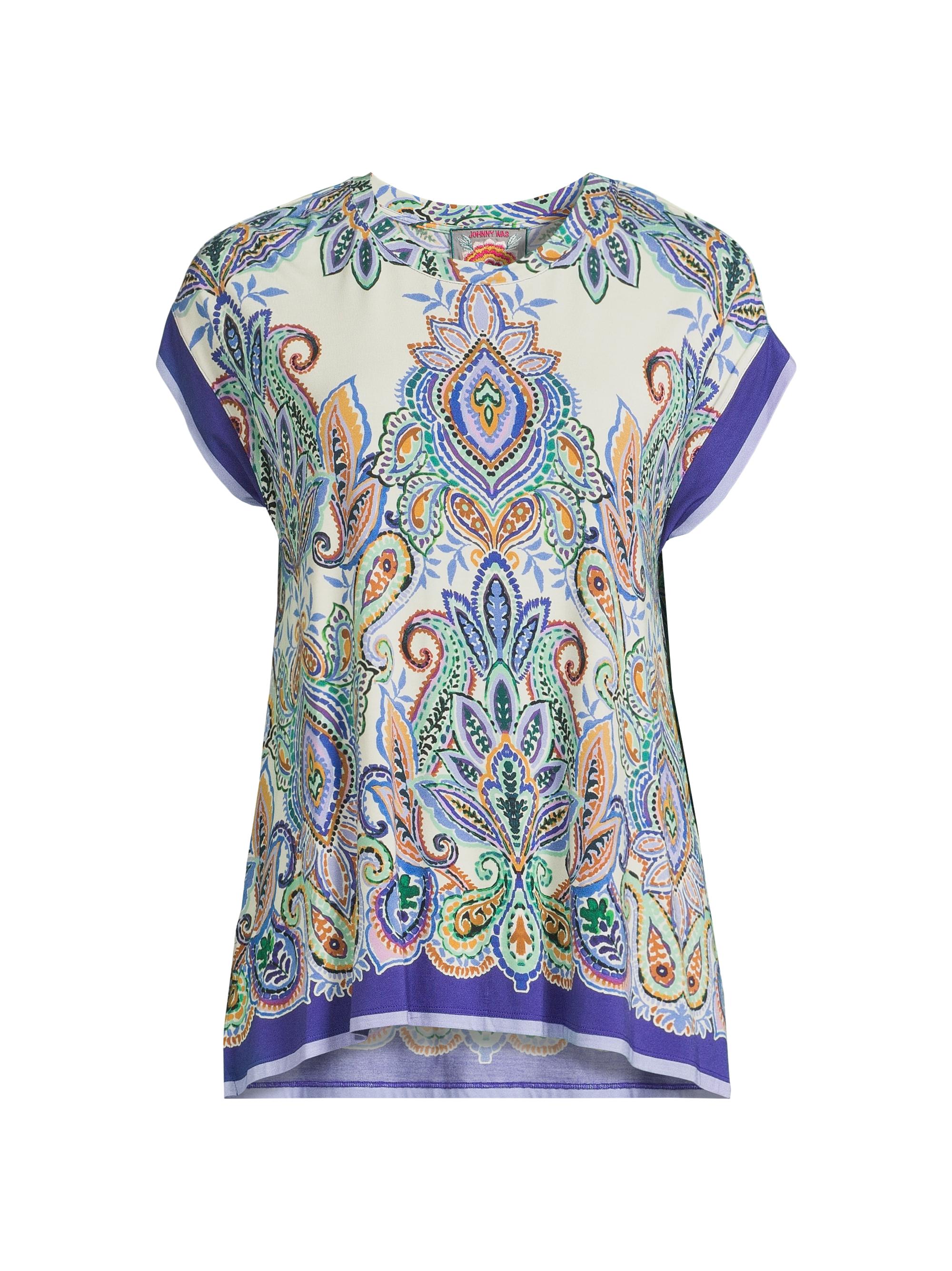 Johnny Was Women's The Janie Favorite Paisley Crewneck Top - Ruta