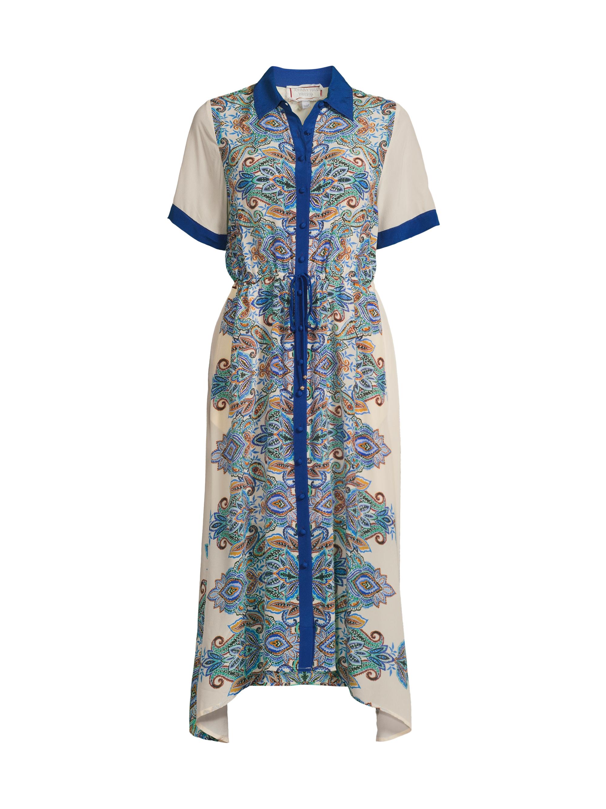 Johnny Was Women's Ruta Handkerchief Shirtdress - Ruta