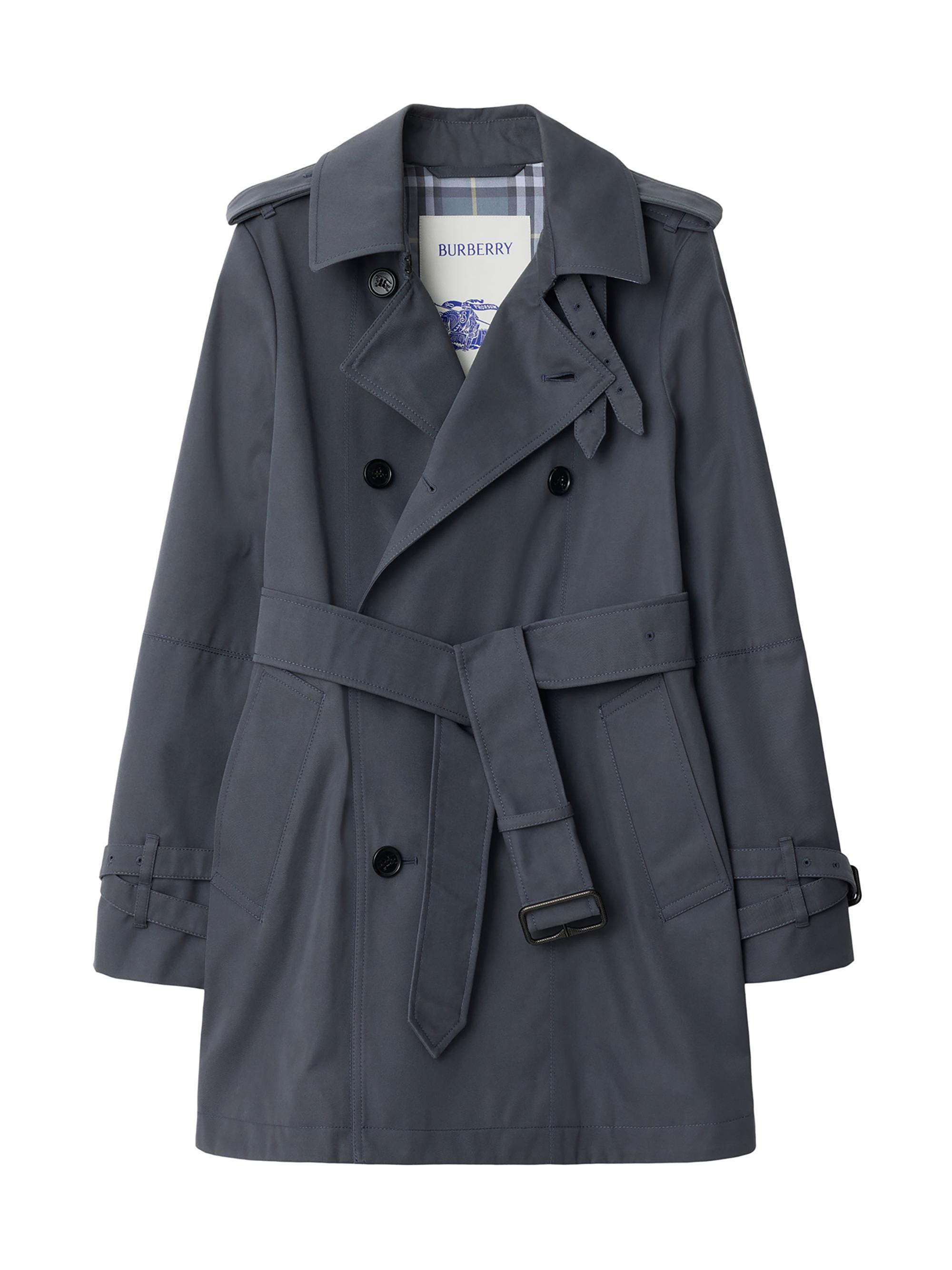 Burberry Kensington Belted Double-Breasted Trench Coat