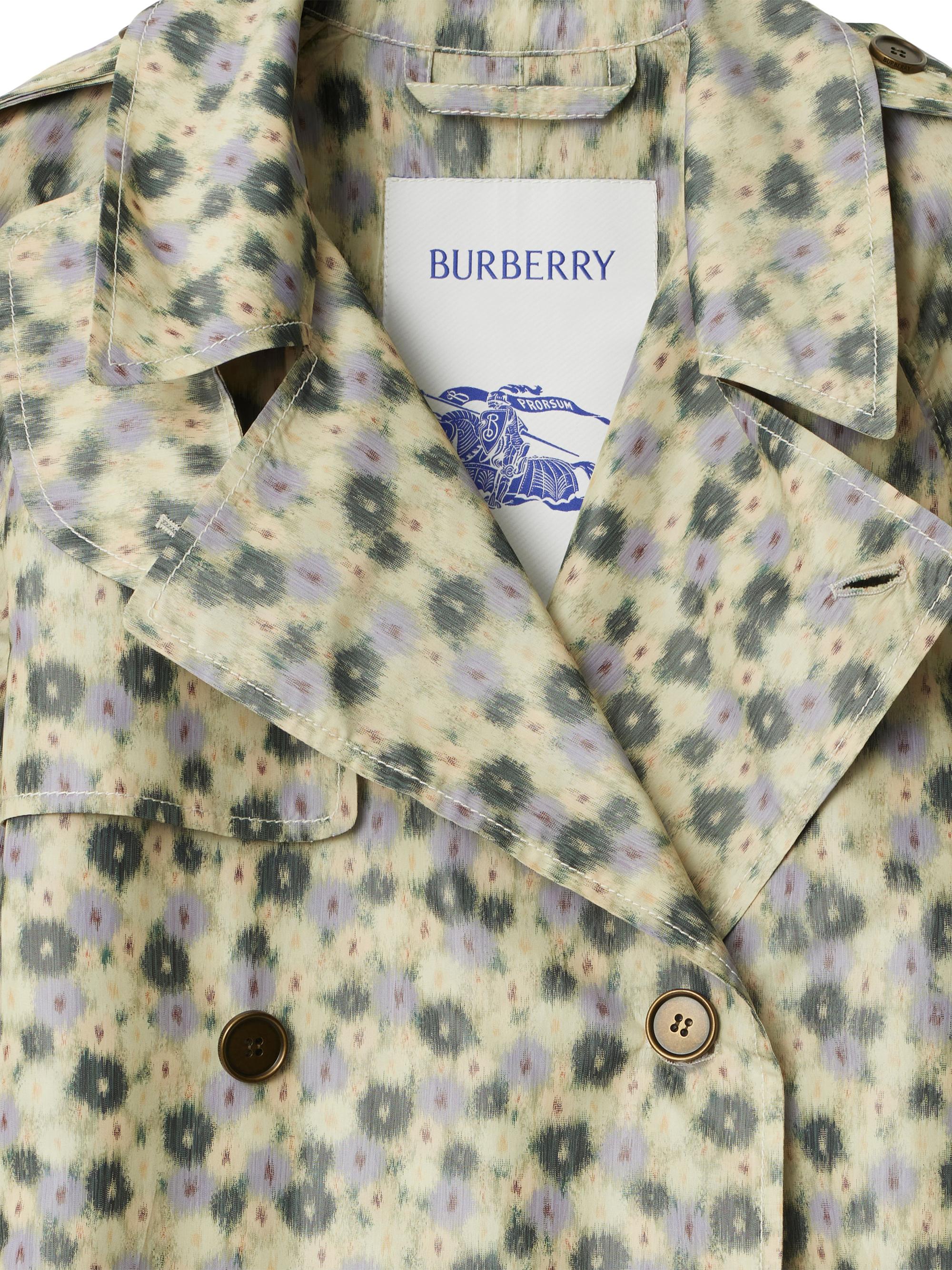 Burberry Floral Belted Trench Coat | Saks Fifth Avenue