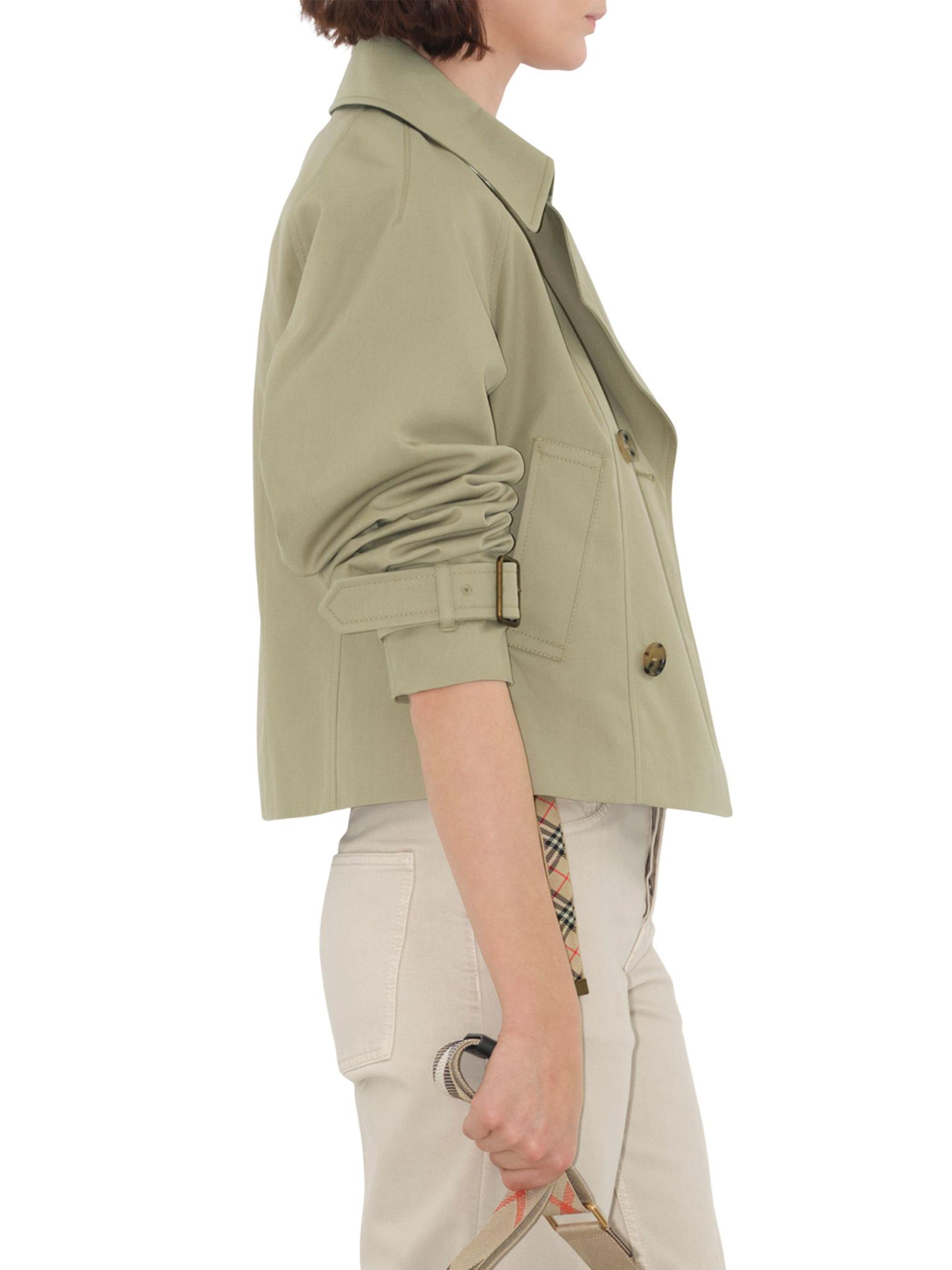 Burberry Double-Breasted Short Jacket | Saks Fifth Avenue