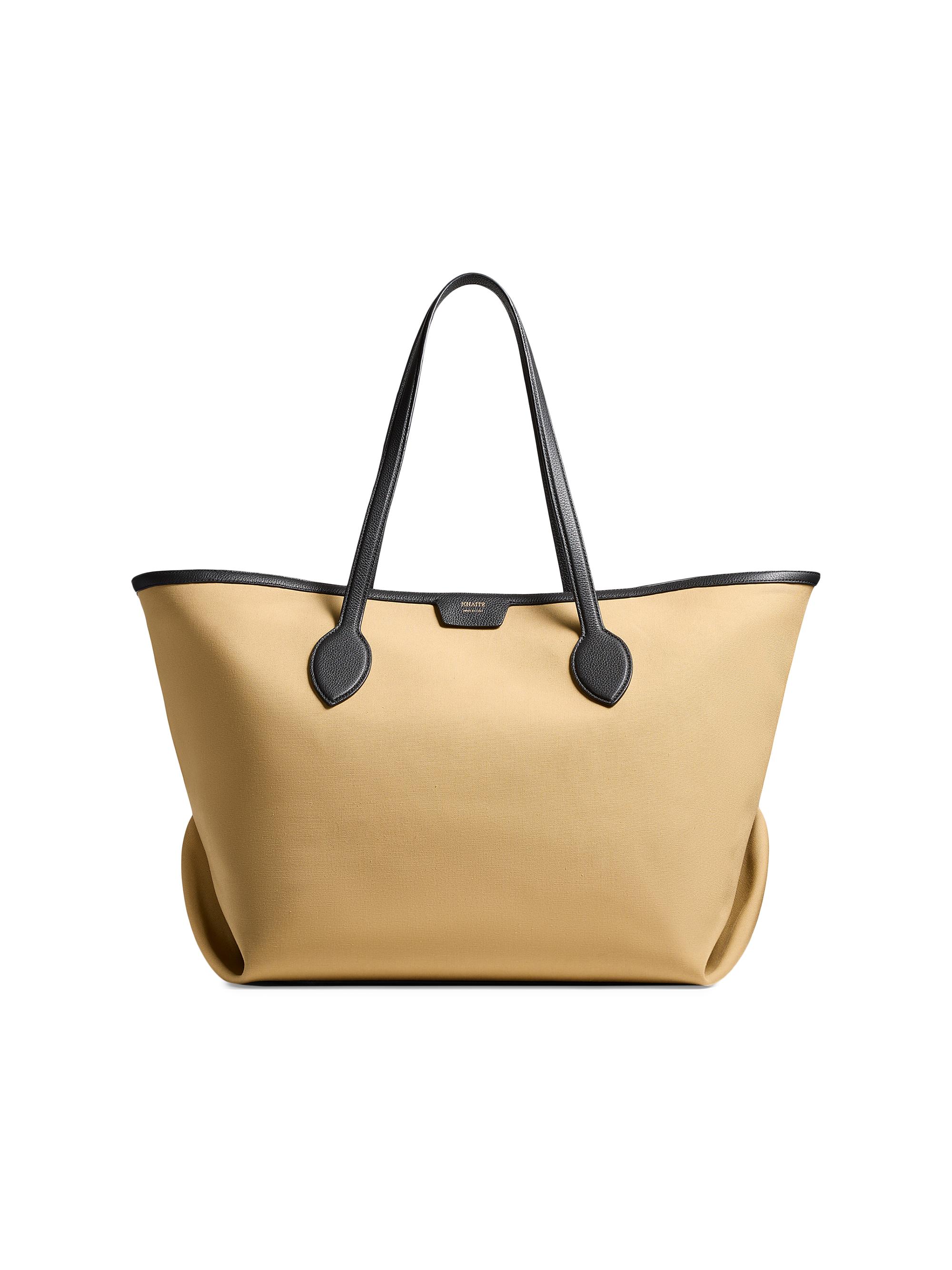 Khaite Women's Amalia  Canvas Tote Bag - Black Honey