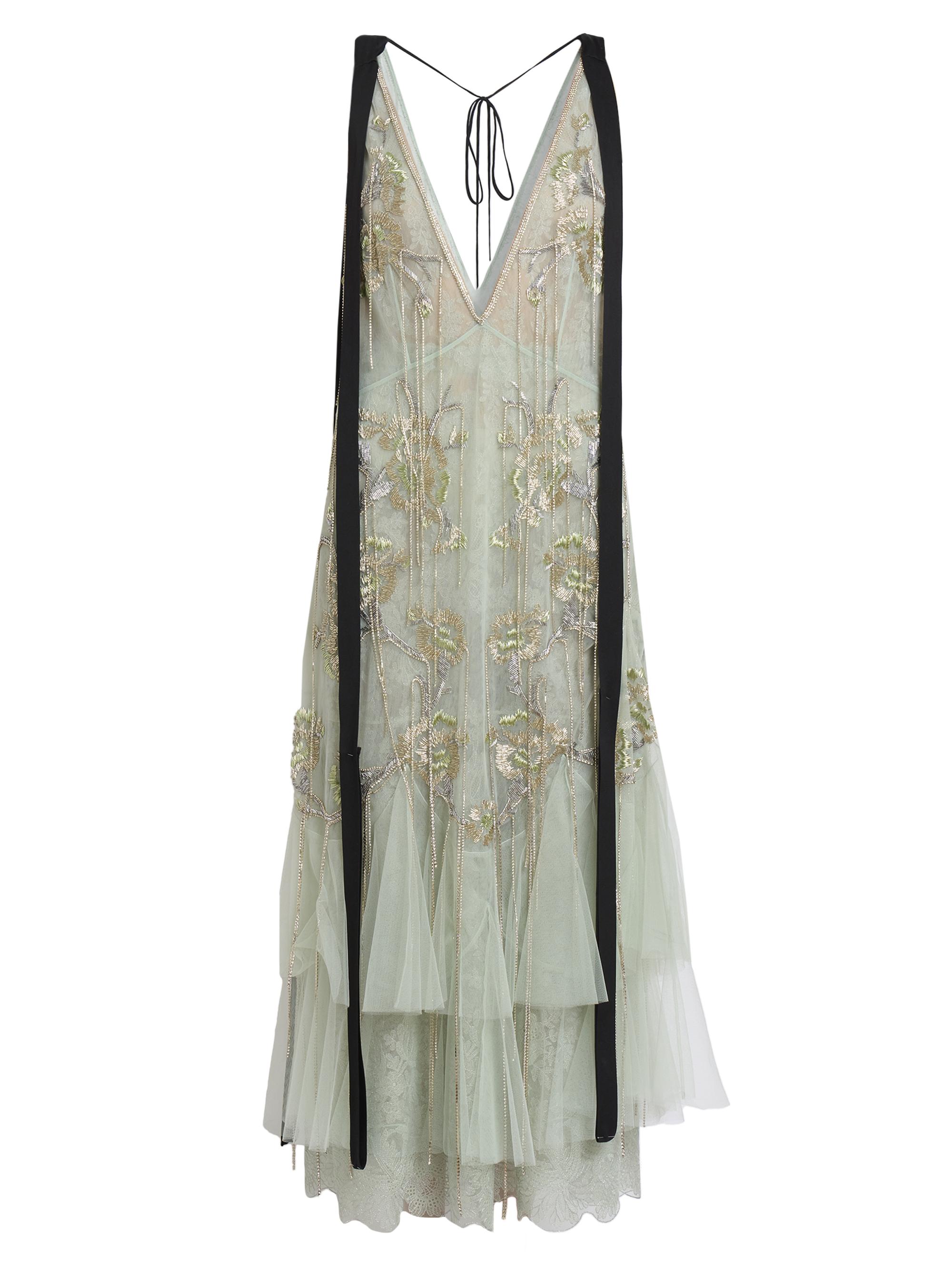Erdem Women's Embellished Slip Cocktail Dress - Pistachio