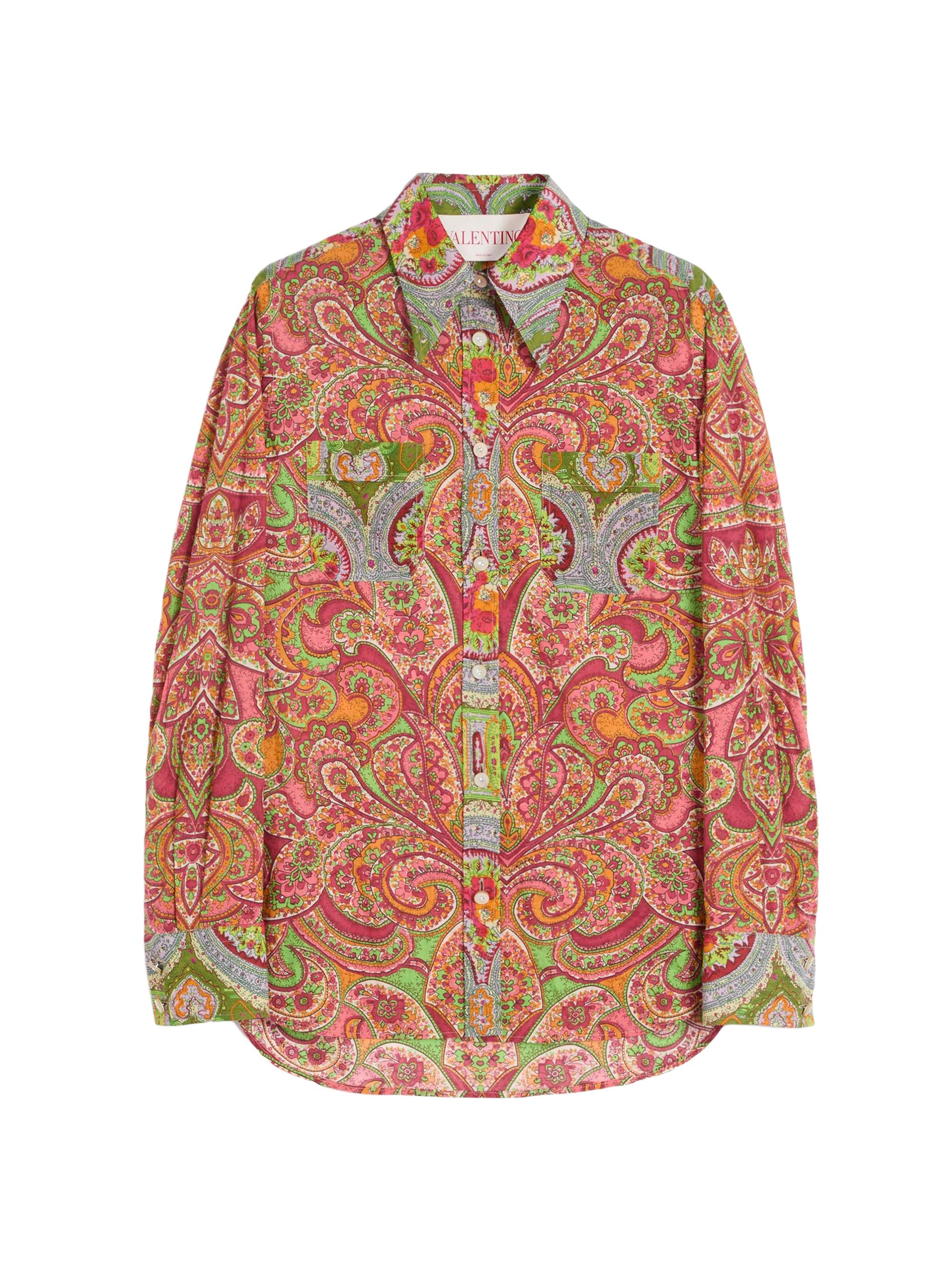 Valentino Garavani Women's Shirt in Mussola Cachemire Voyage Imaginaire