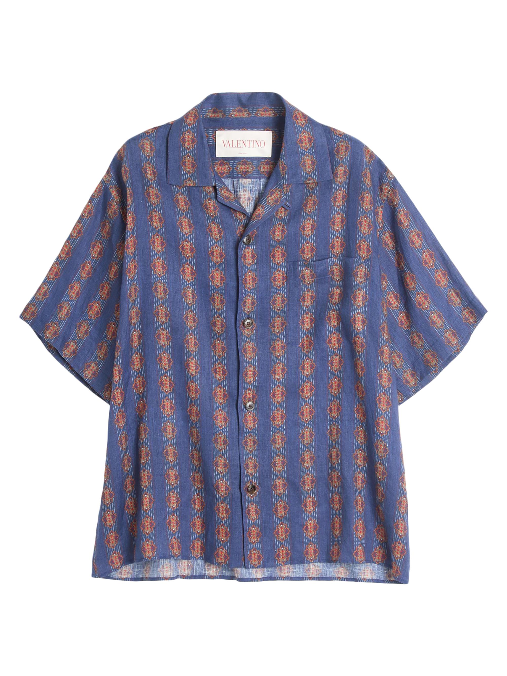 トップス VALENTINO 25SS POPELINE BOWLING SHIRT