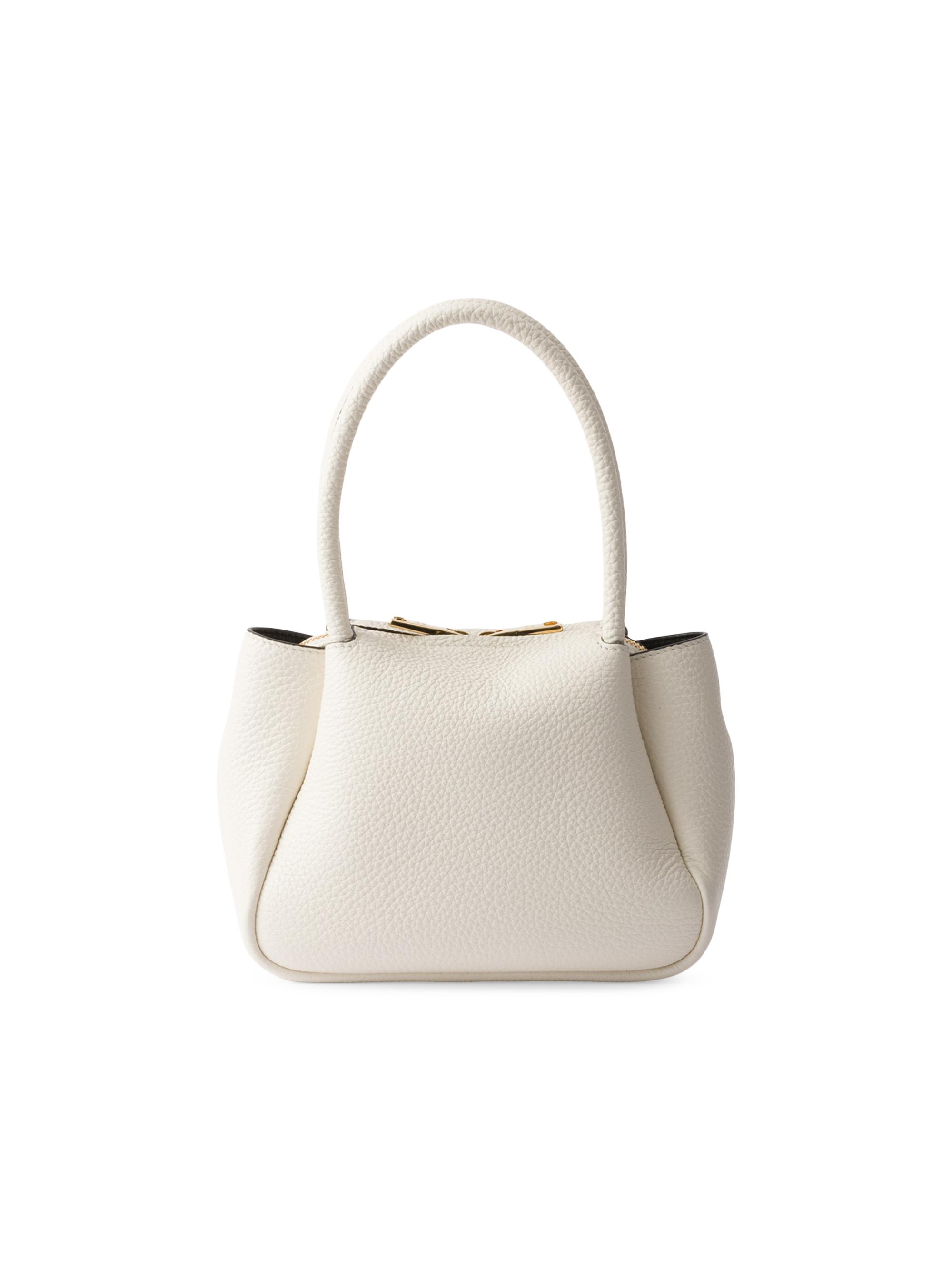 Prada Flou Mini Leather Shoulder Bag | Saks Fifth Avenue