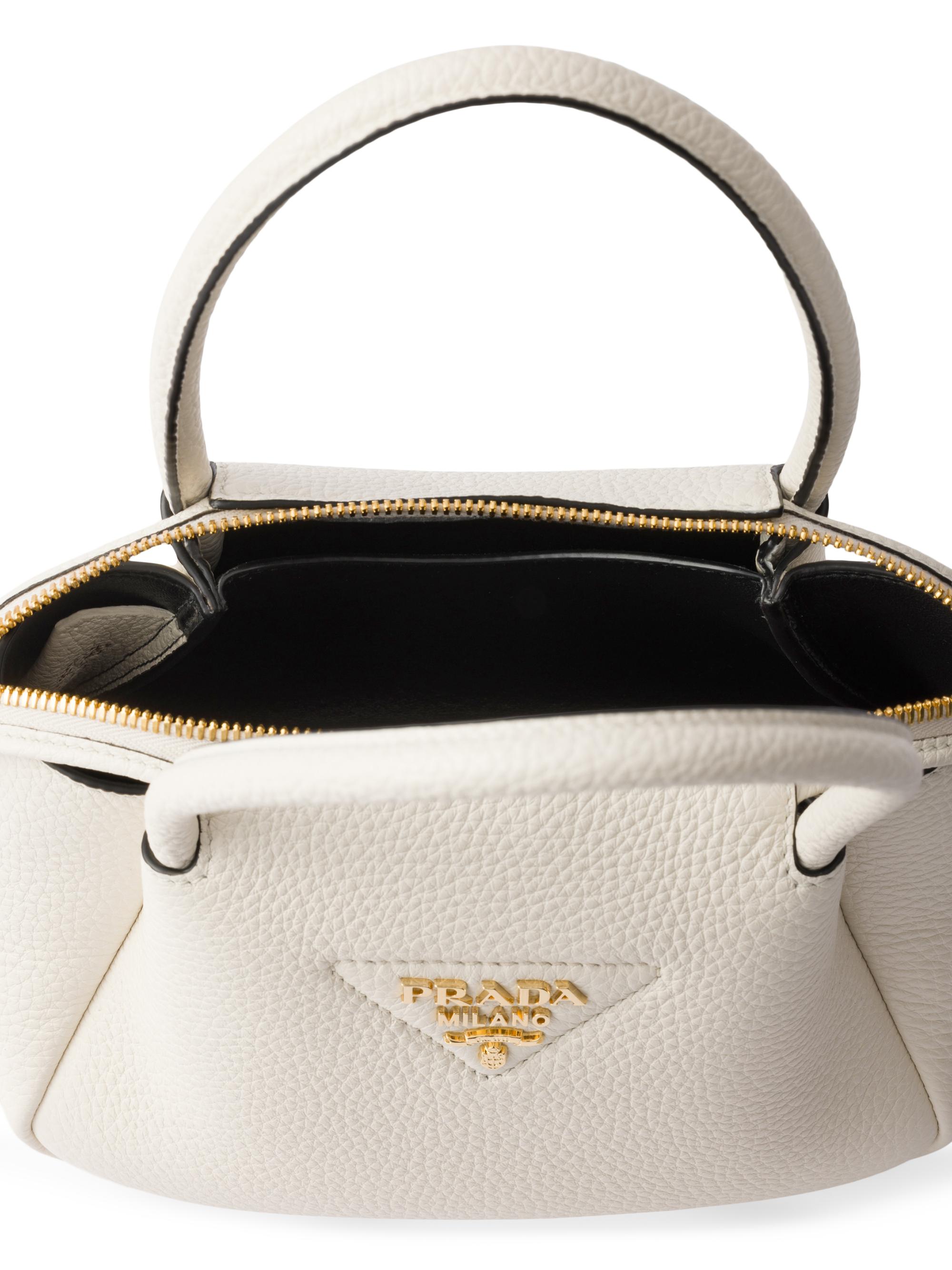 Prada Flou Mini Leather Shoulder Bag | Saks Fifth Avenue