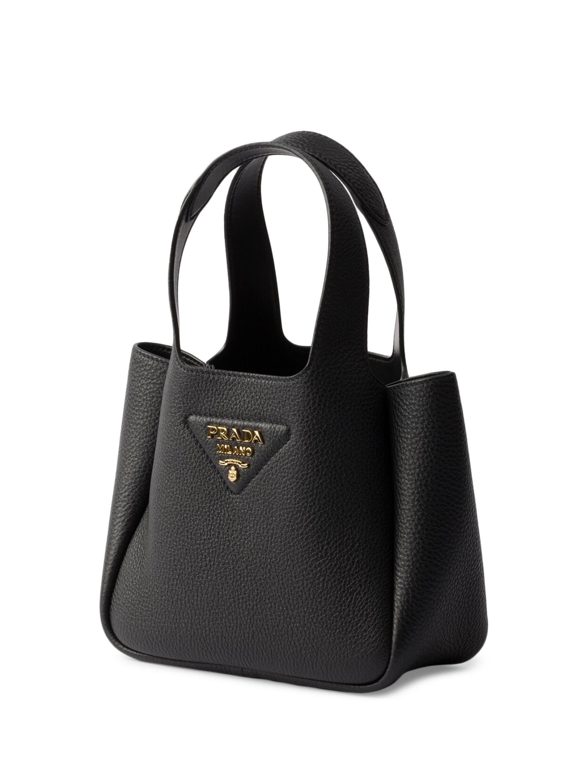 Prada Leather Mini Top Handle bag | Saks Fifth Avenue