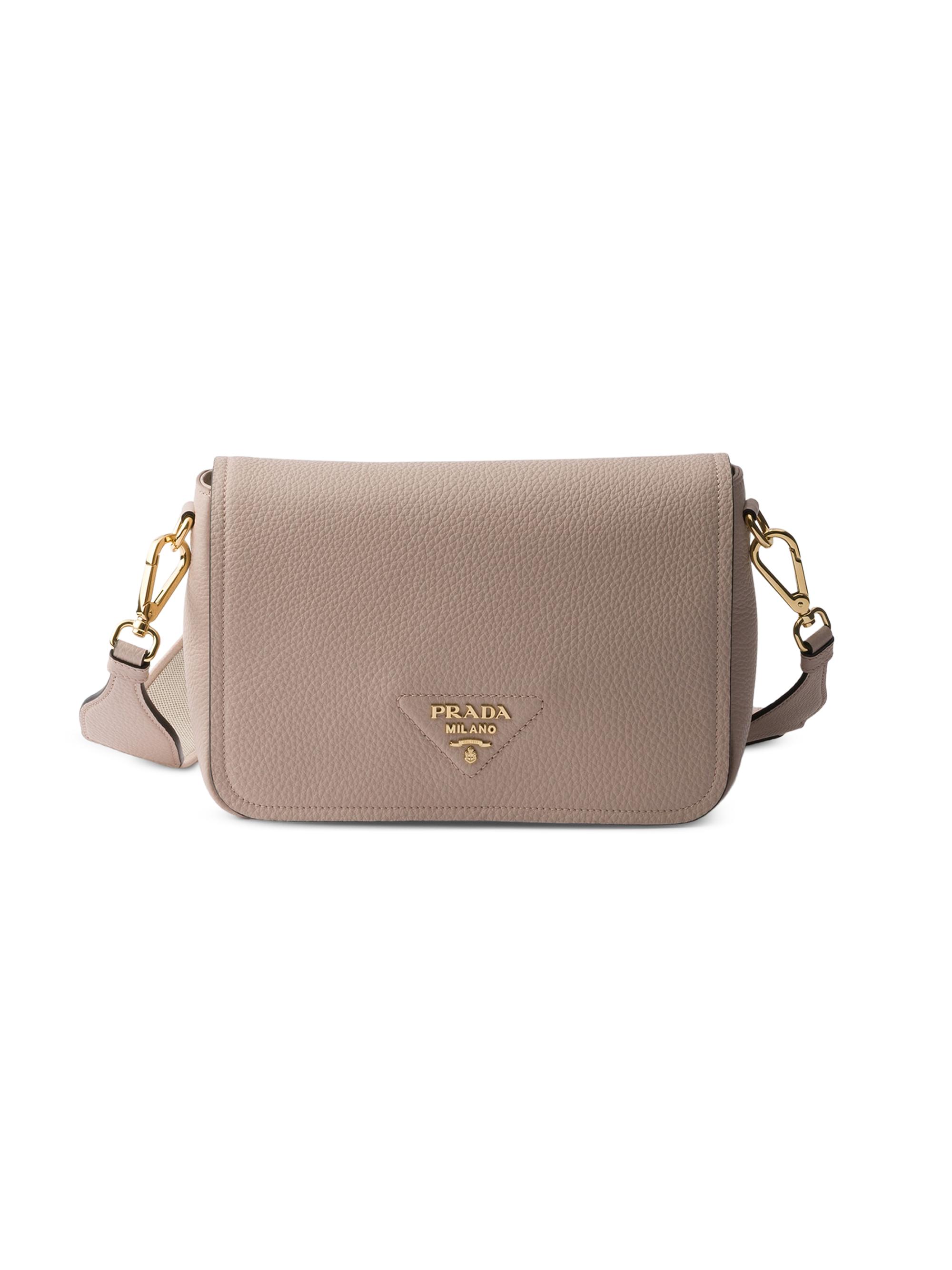 Prada Women's Leather Shoulder Bag - Pink Gold