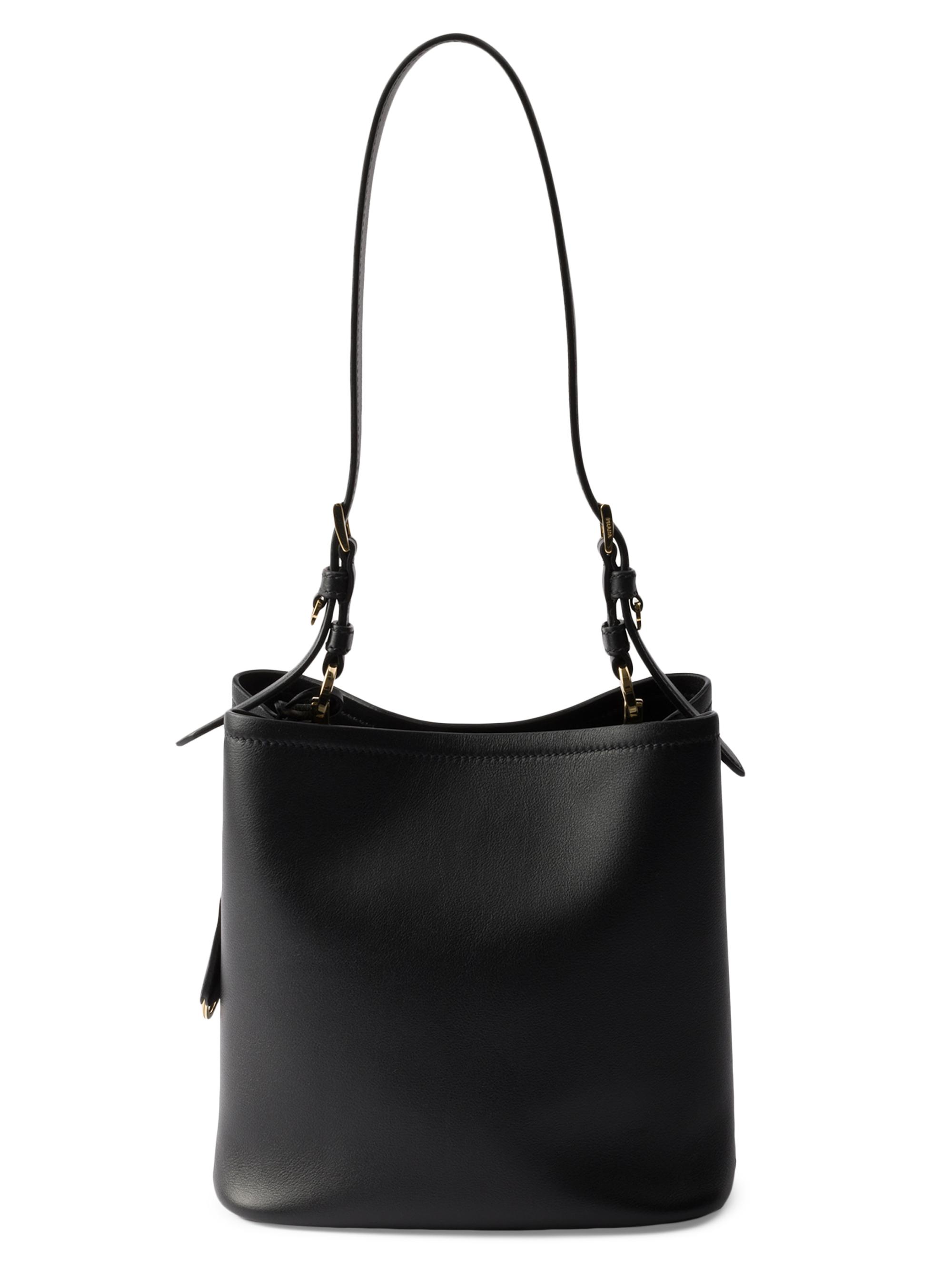 Prada Medium Leather Bucket Bag | Saks Fifth Avenue