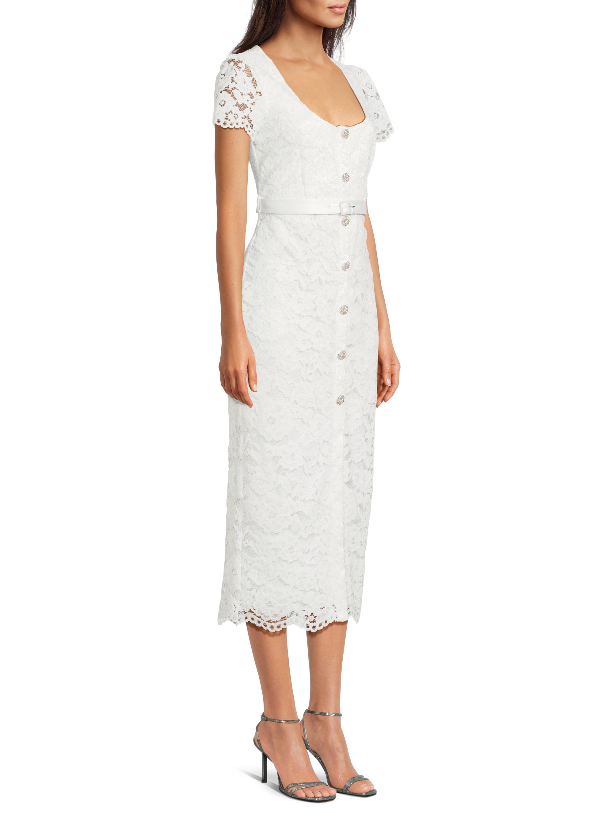 Likely Drop 7 Dilana Guipure Lace Midi-Dress | Saks Fifth Avenue