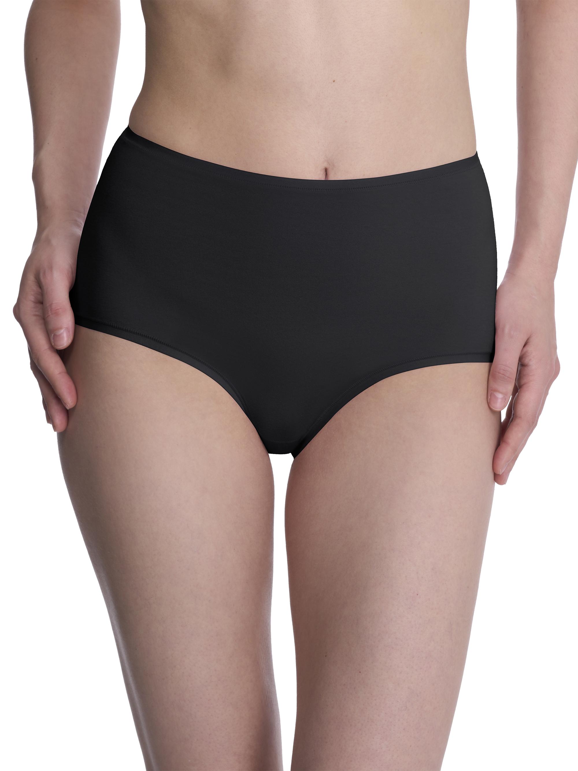 Natori Women's Bliss Bare Cotton High Waist Brief - Black