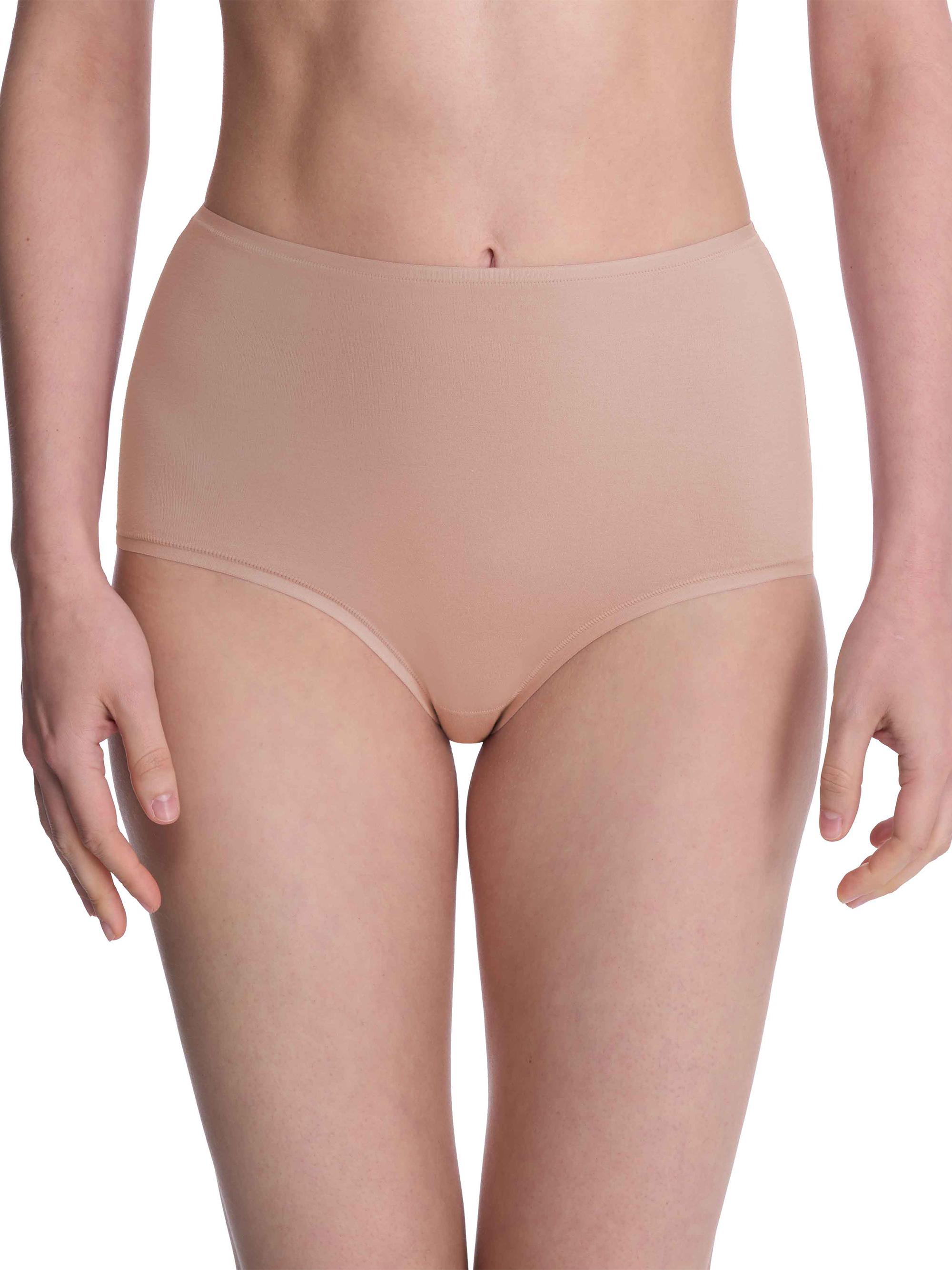 Natori Women's Bliss Bare Cotton High Waist Brief - Cafe
