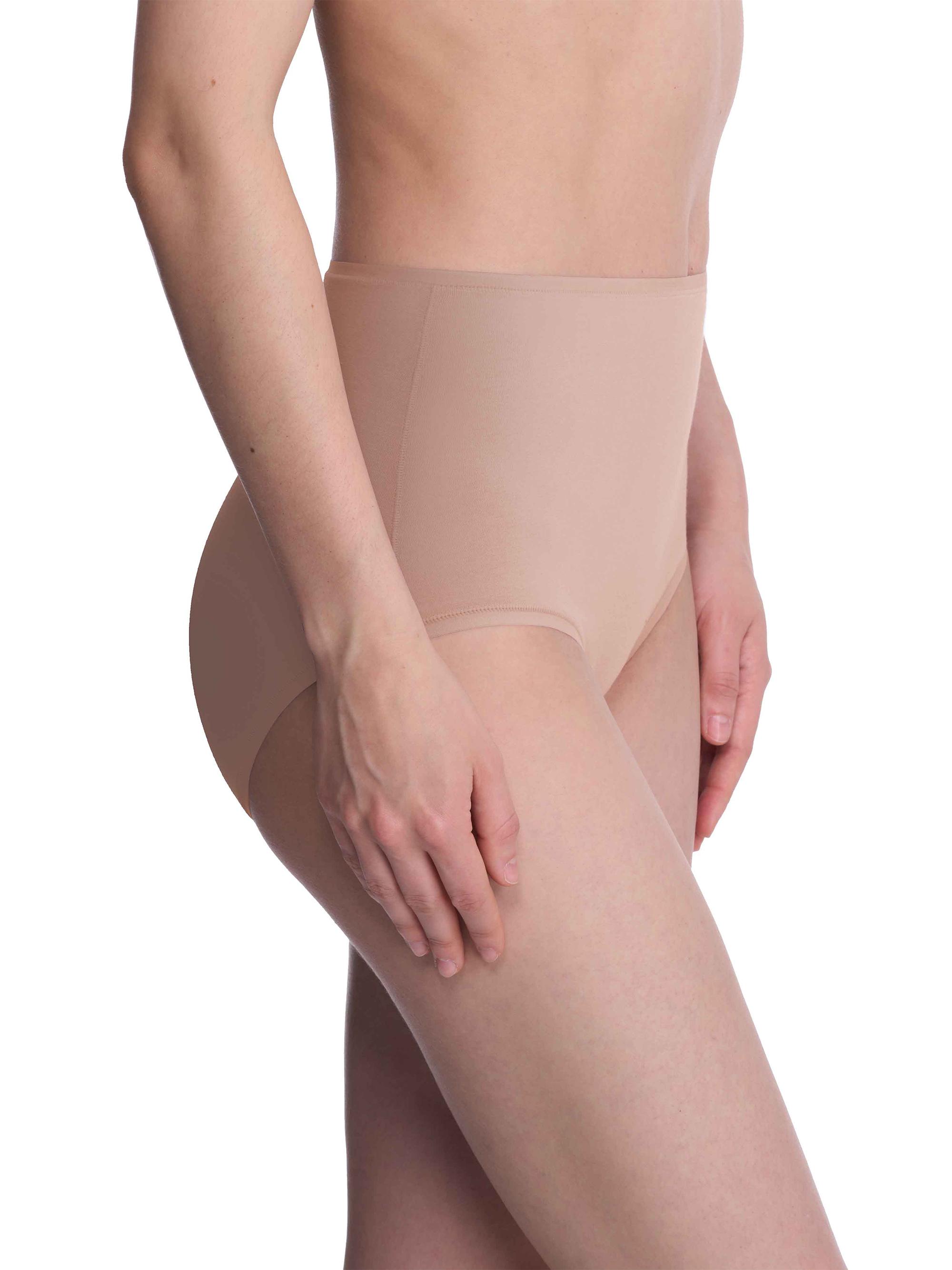 Natori Women's Bliss Bare Cotton High Waist Brief - Cafe | Thumbnail 2