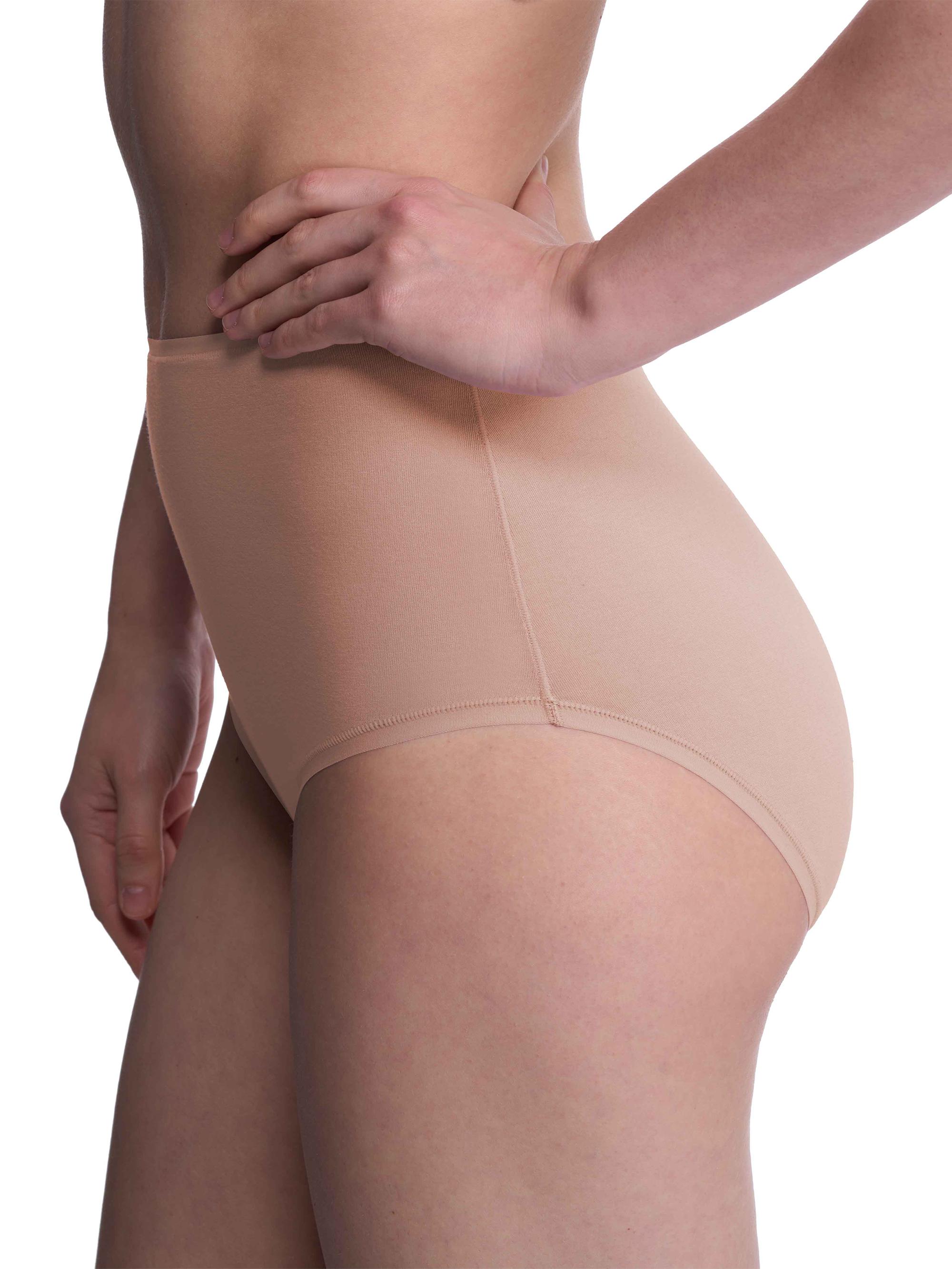 Natori Women's Bliss Bare Cotton High Waist Brief - Cafe | Thumbnail 4