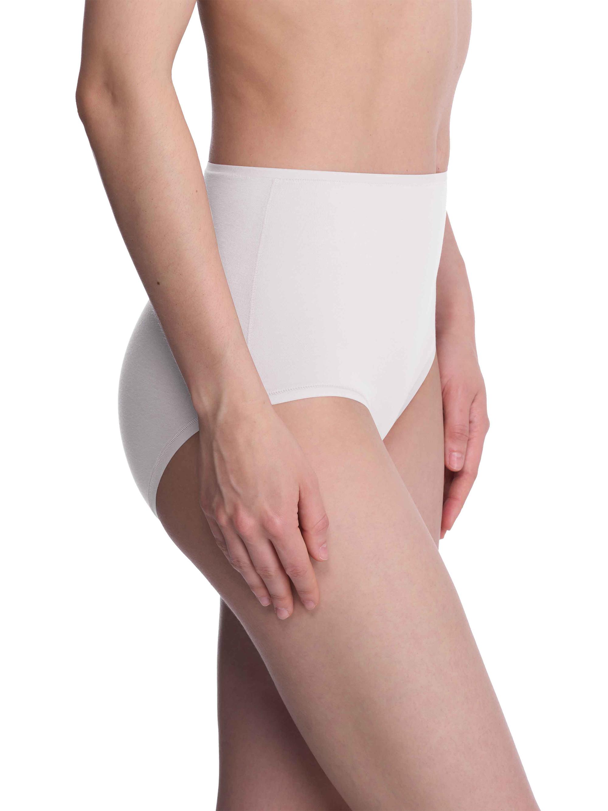 Natori Women's Bliss Bare Cotton High Waist Brief - White | Thumbnail 2