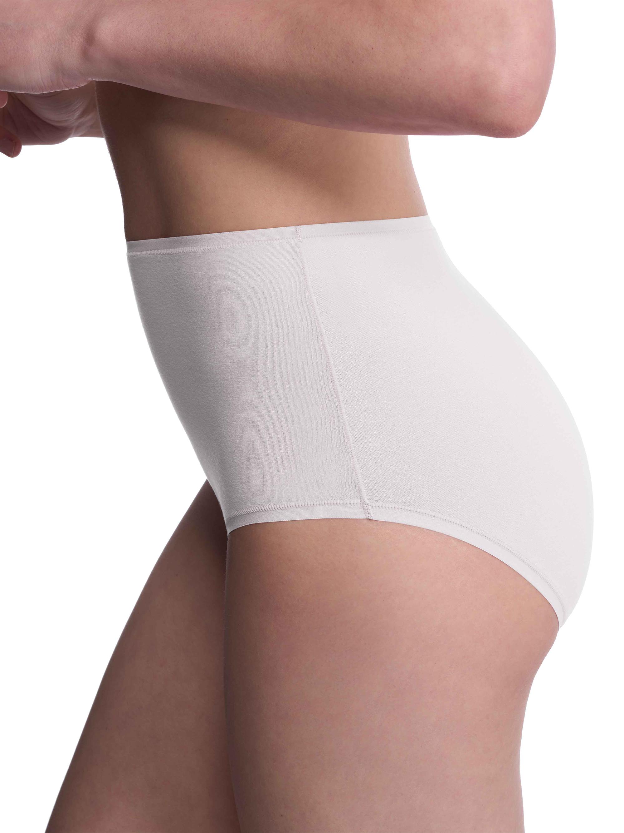Natori Women's Bliss Bare Cotton High Waist Brief - White | Thumbnail 4