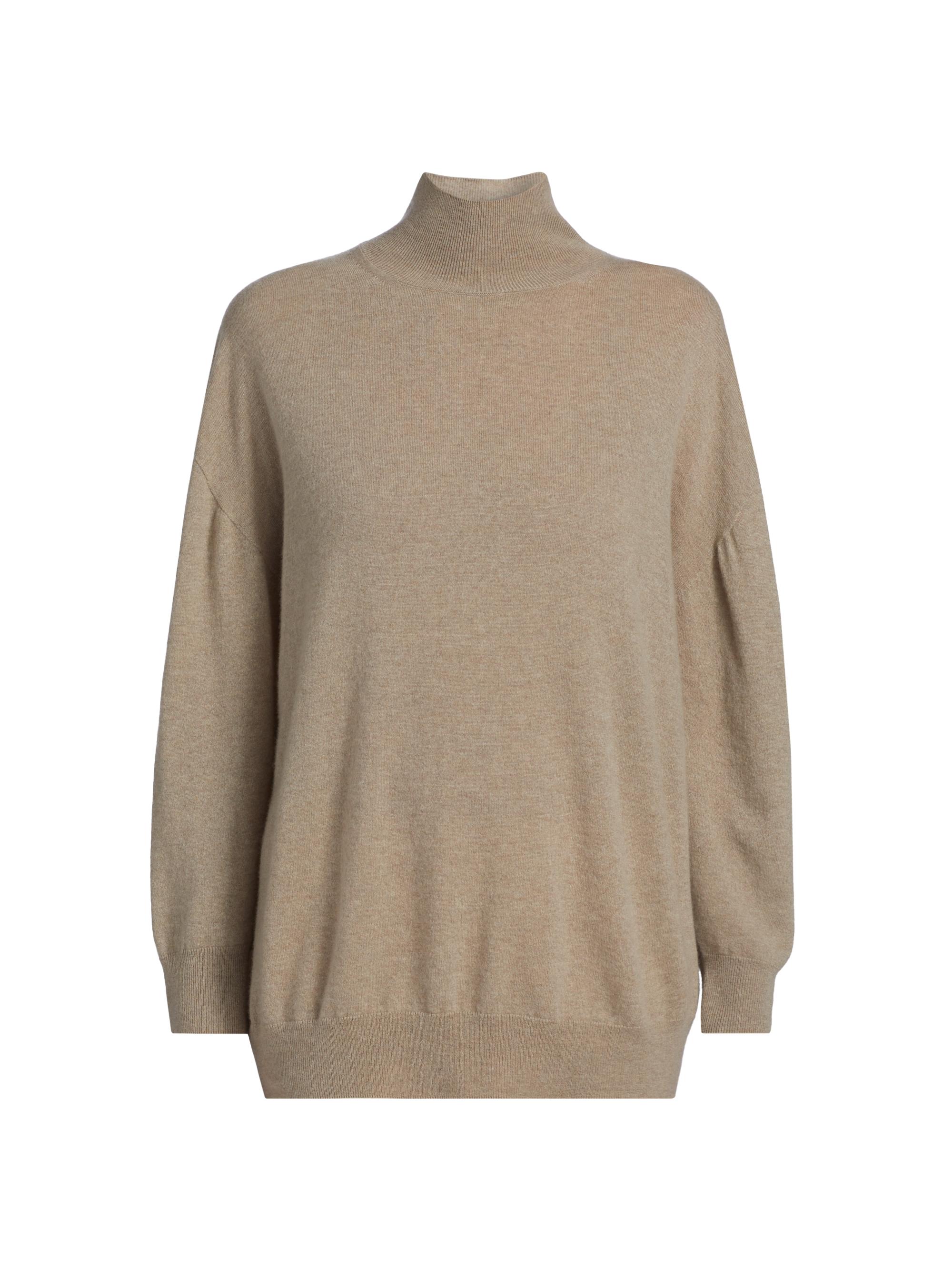 The Row Women's Jabari Cashmere Turtleneck Sweater - Beige Melange