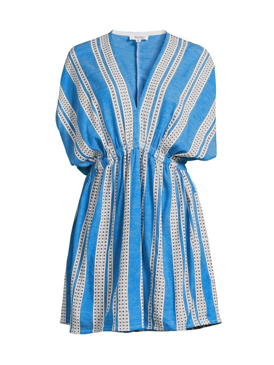 Lemlem Women's Striped Plunge Minidress