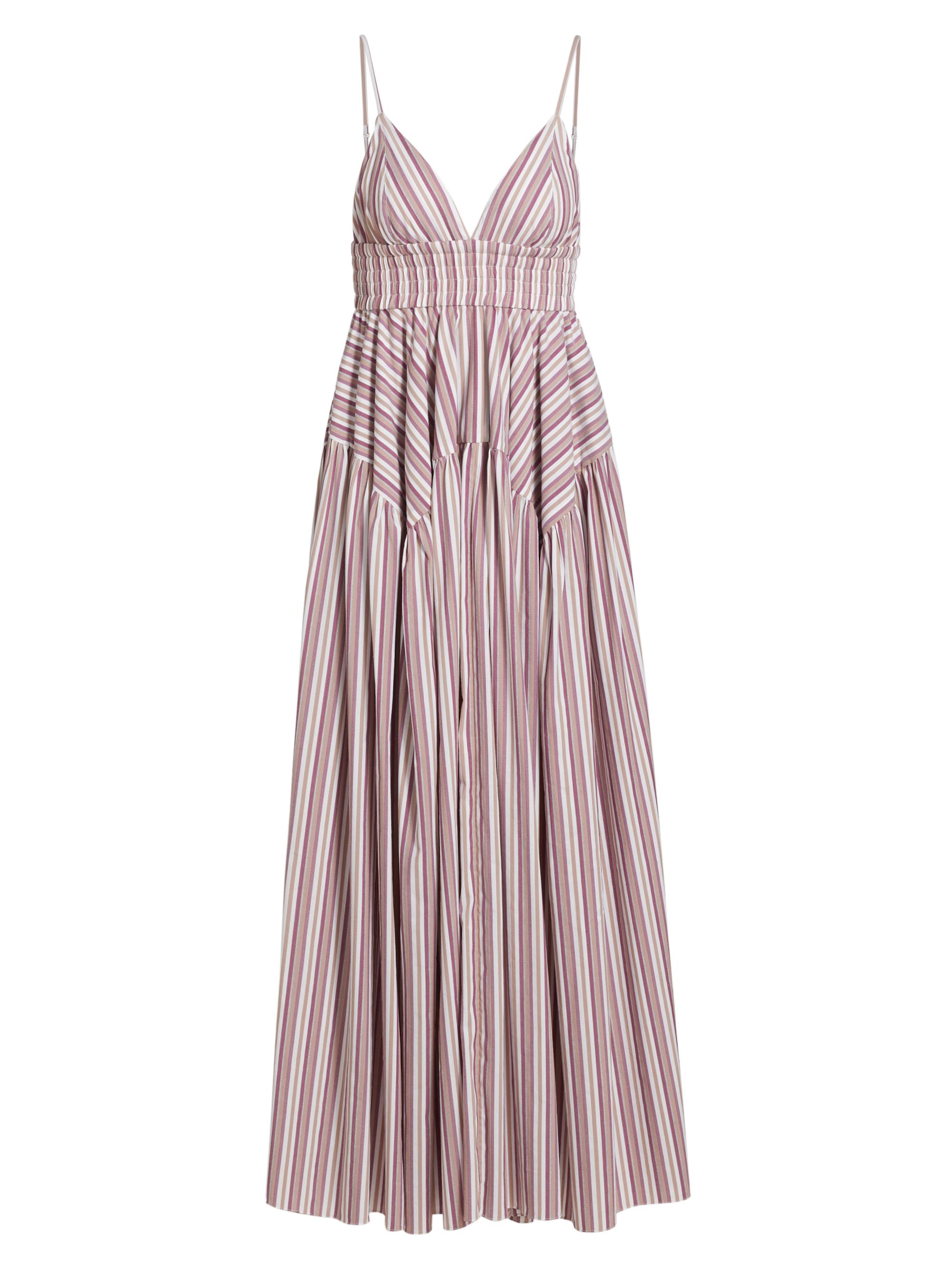 Rosetta Getty Women's Striped Cotton Maxi Dress