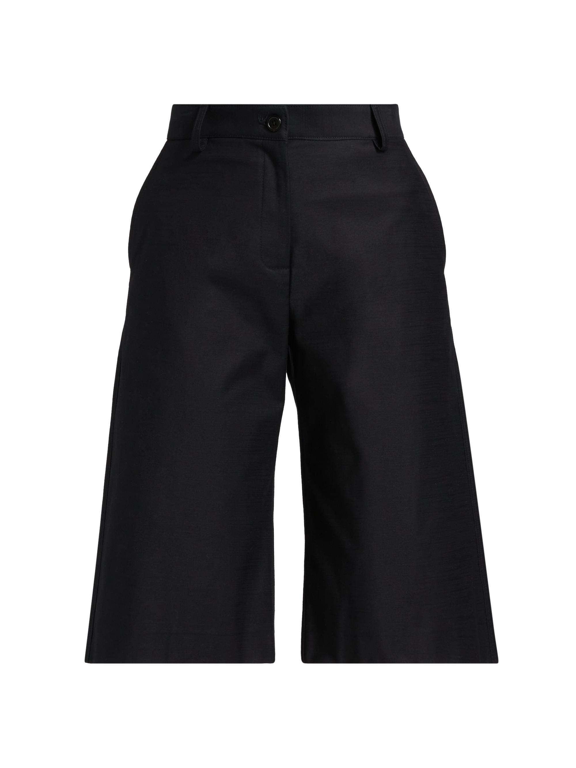 Rosetta Getty Women's Stretch Cotton Bermuda Shorts - Black