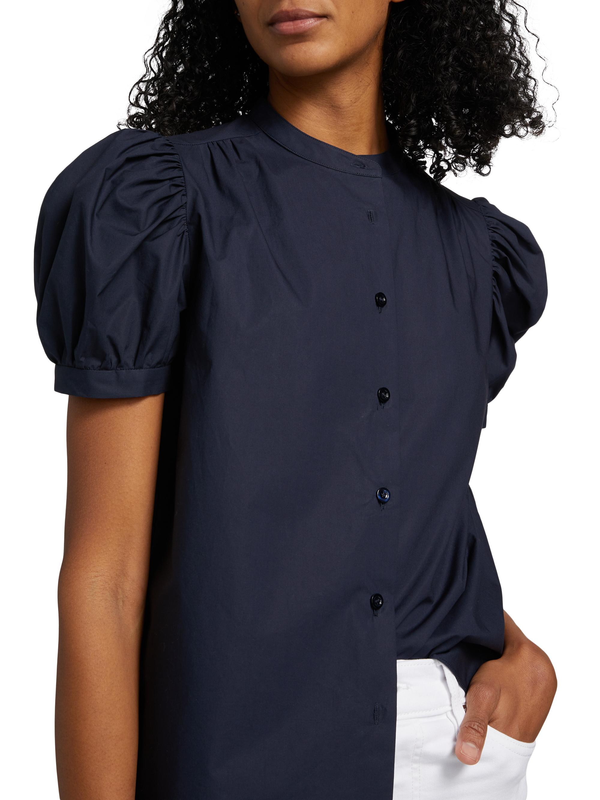 トップス Acka. puffy gather blouse white Acka. puffy gather blouse white 【公式通販】