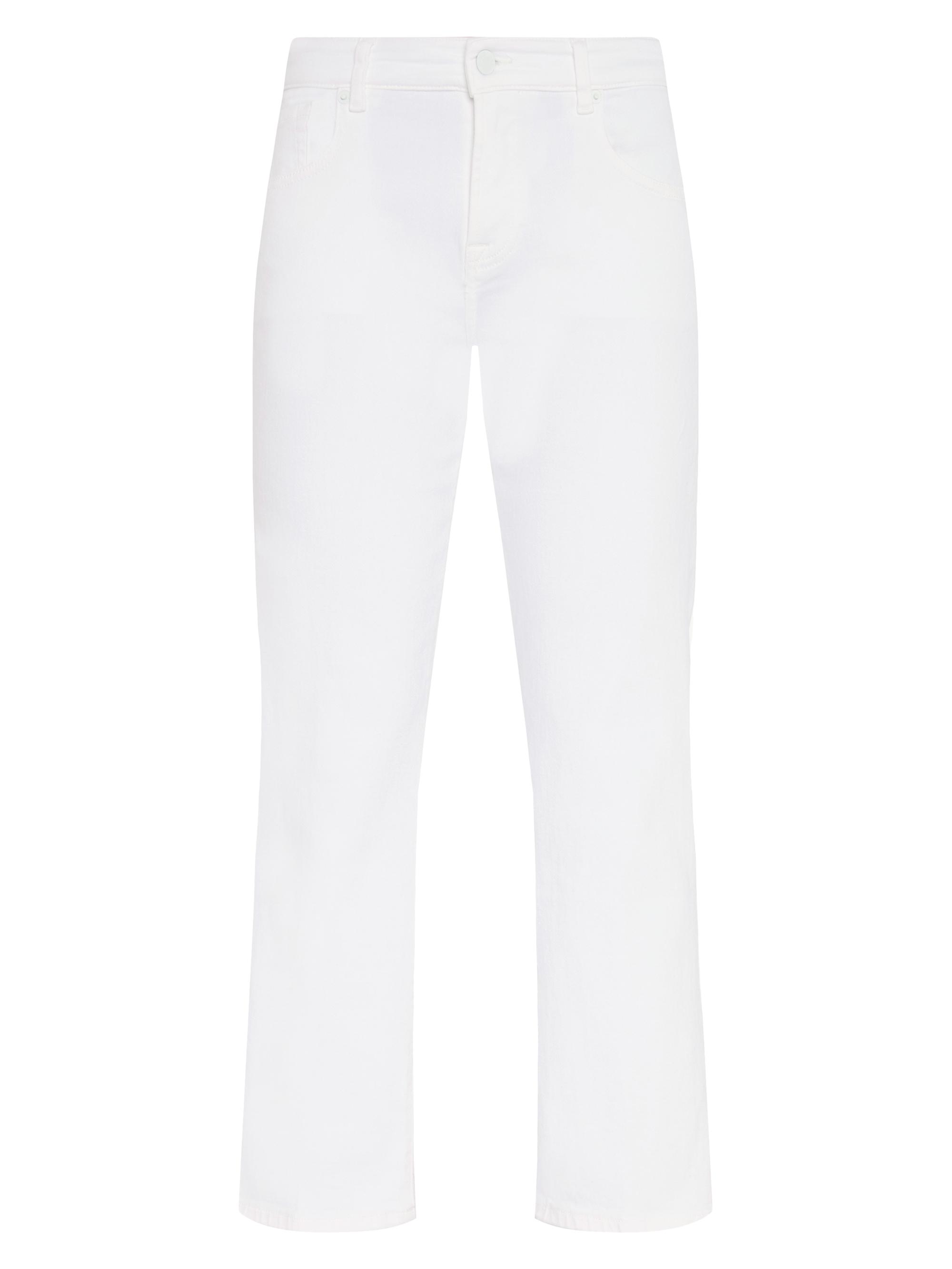 7 For All Mankind Women's Calie Low-Rise Stretch Straight-Leg Jeans - Soleil