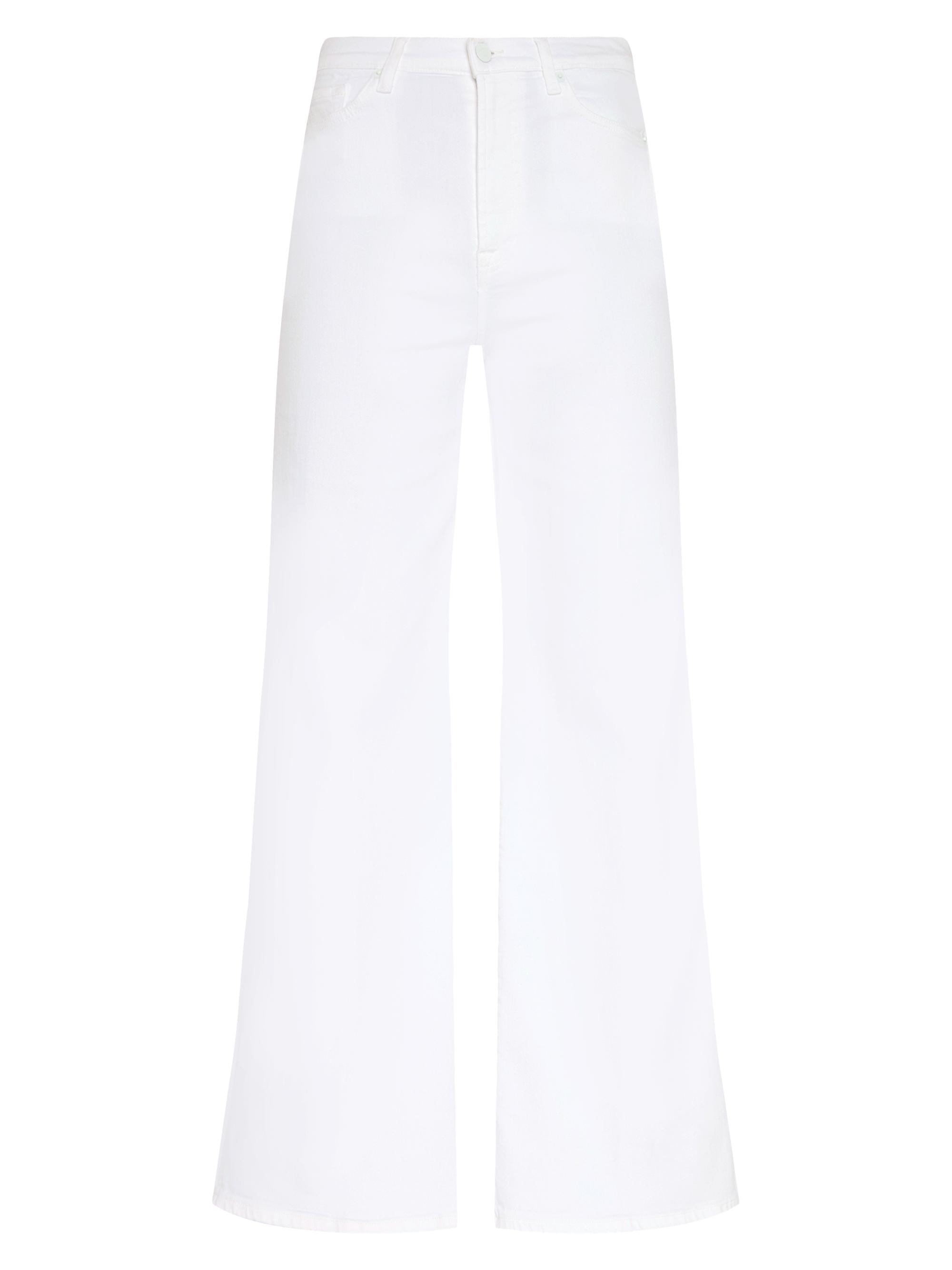 7 For All Mankind Women's Jo Stretch High-Rise Wide-Leg Jeans - Soleil