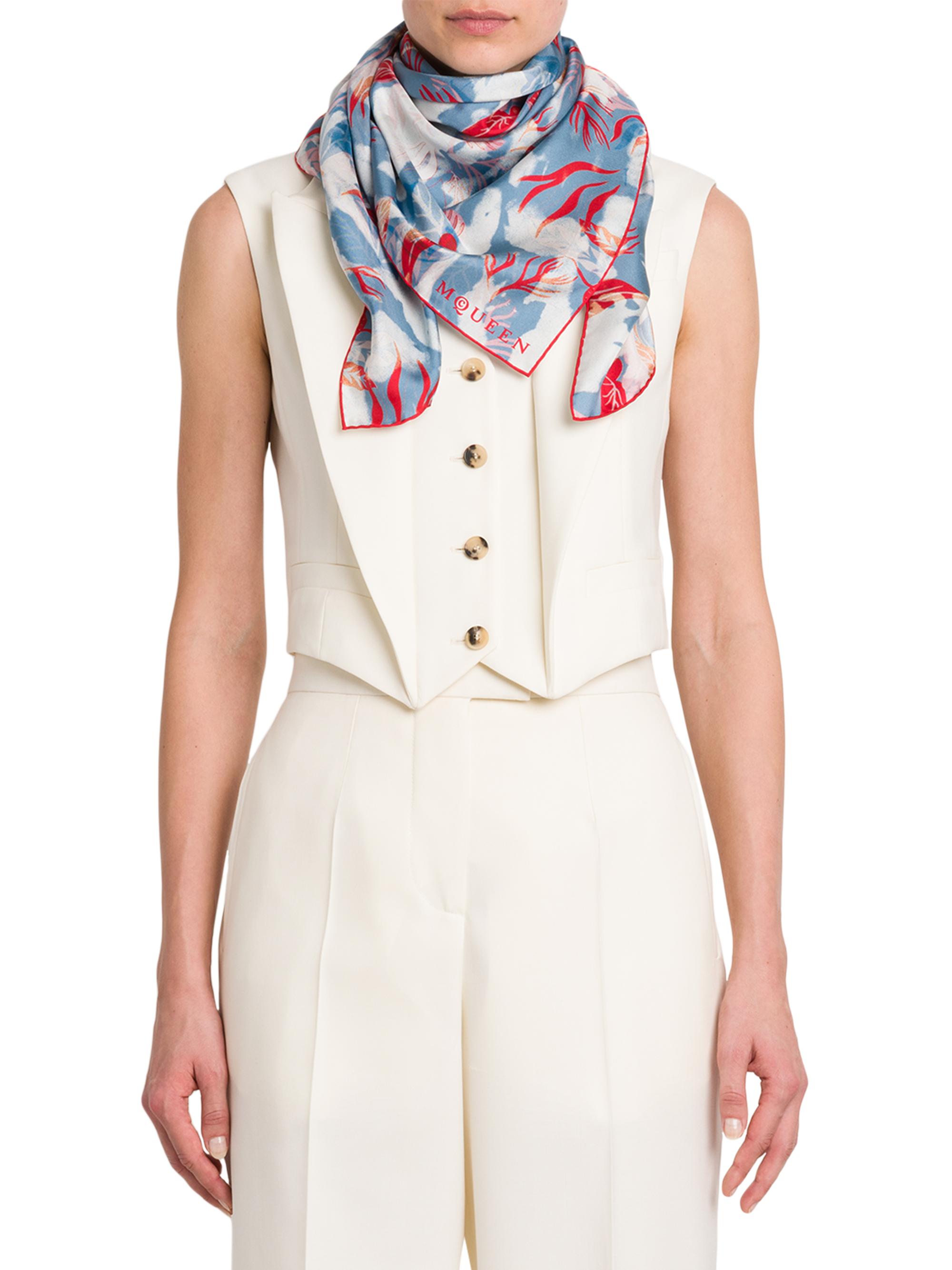 Etro Floral Cotton-Blend Scarf | Saks Fifth Avenue