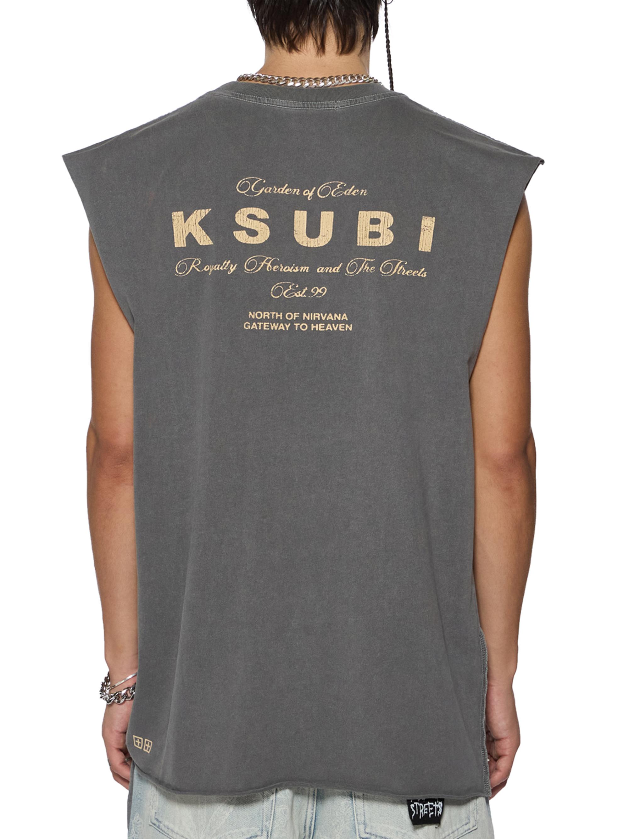 Ksubi - Message Print Sleeveless Tee
