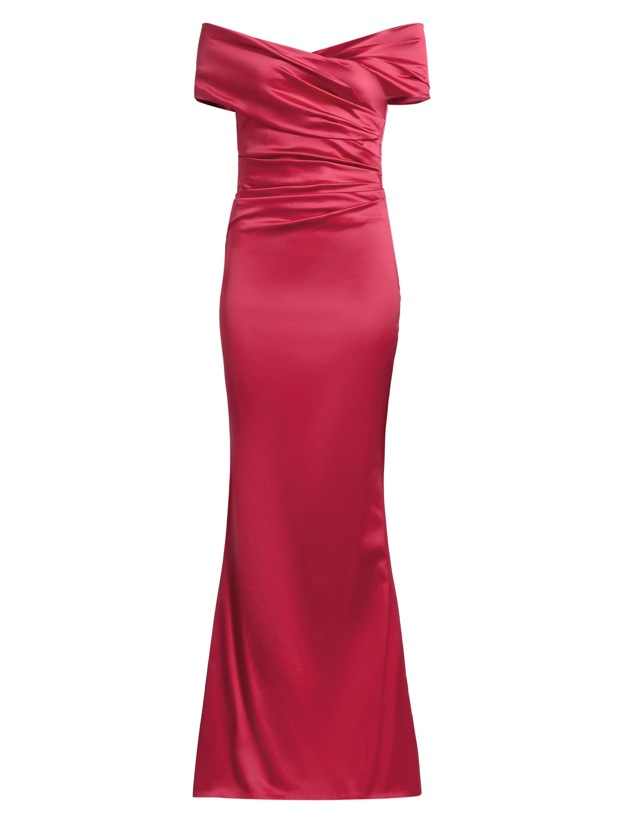 Talbot Runhof Women's Satin Off-The-Shoulder Mermaid Gown - Azalea