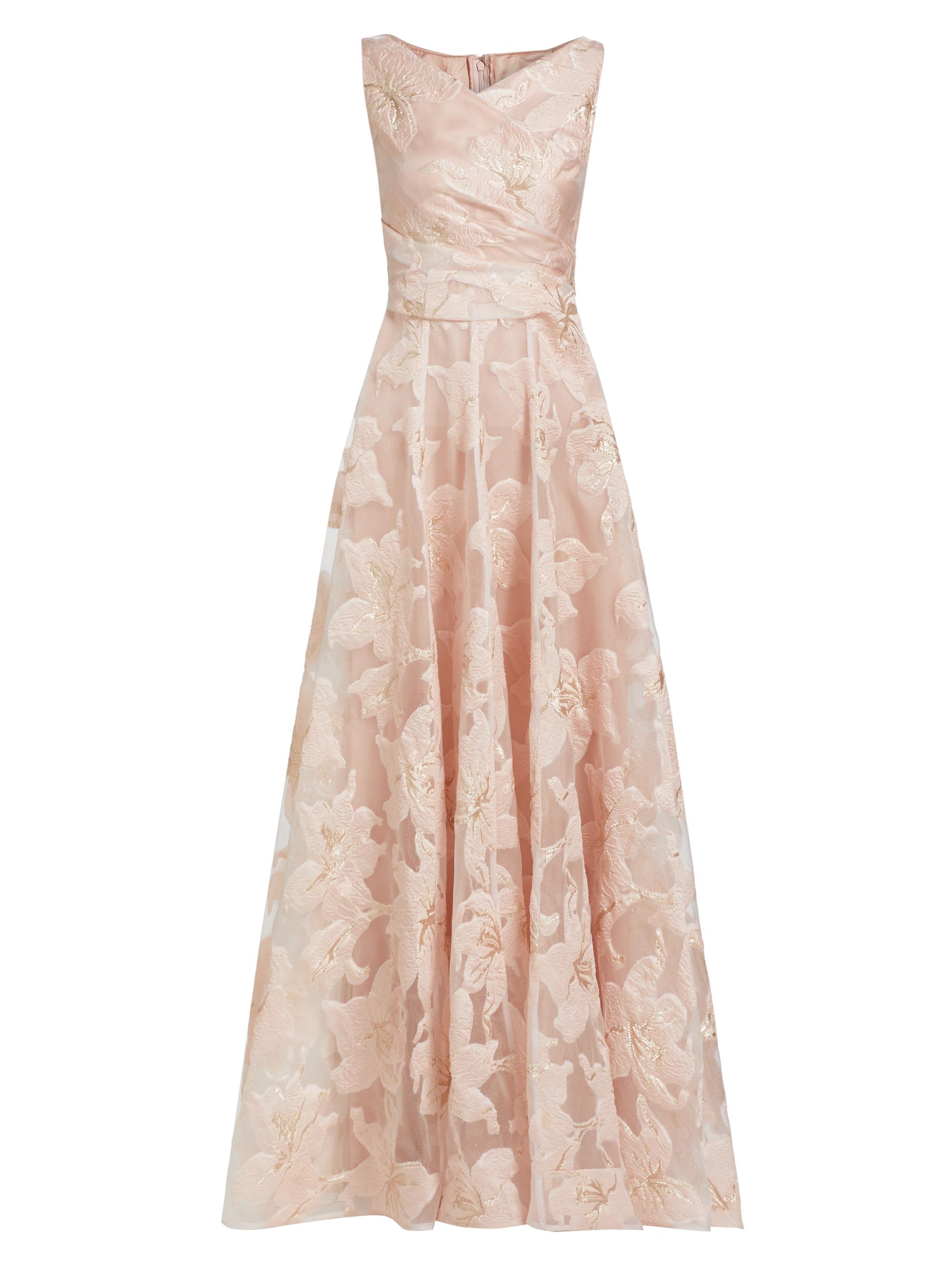 Talbot Runhof Women's Floral Jacquard Fit & Flare Gown - Marble