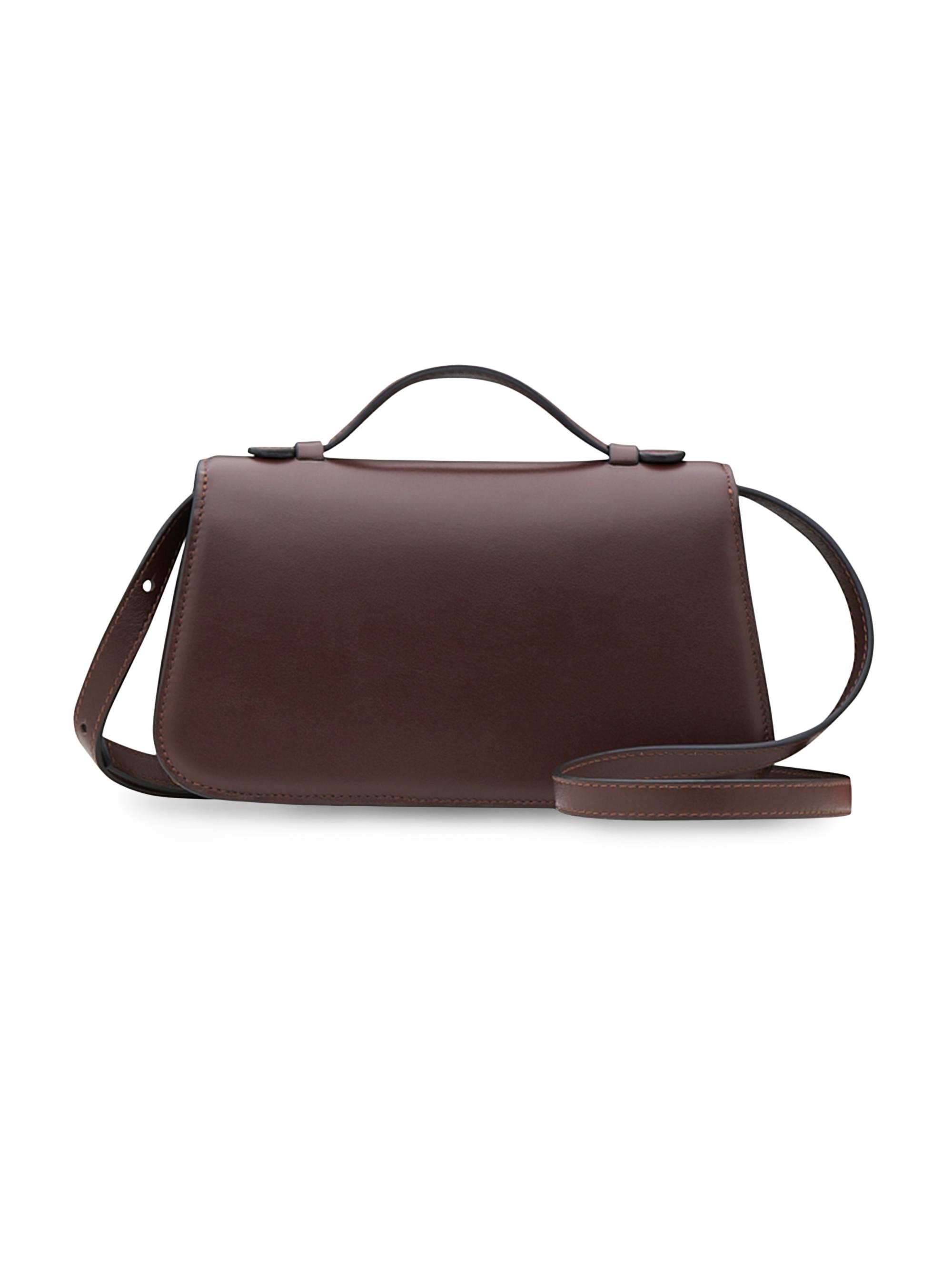 Neous Phoenix 1.0 Raffia & Leather Top Handle Bag | Saks Fifth Avenue