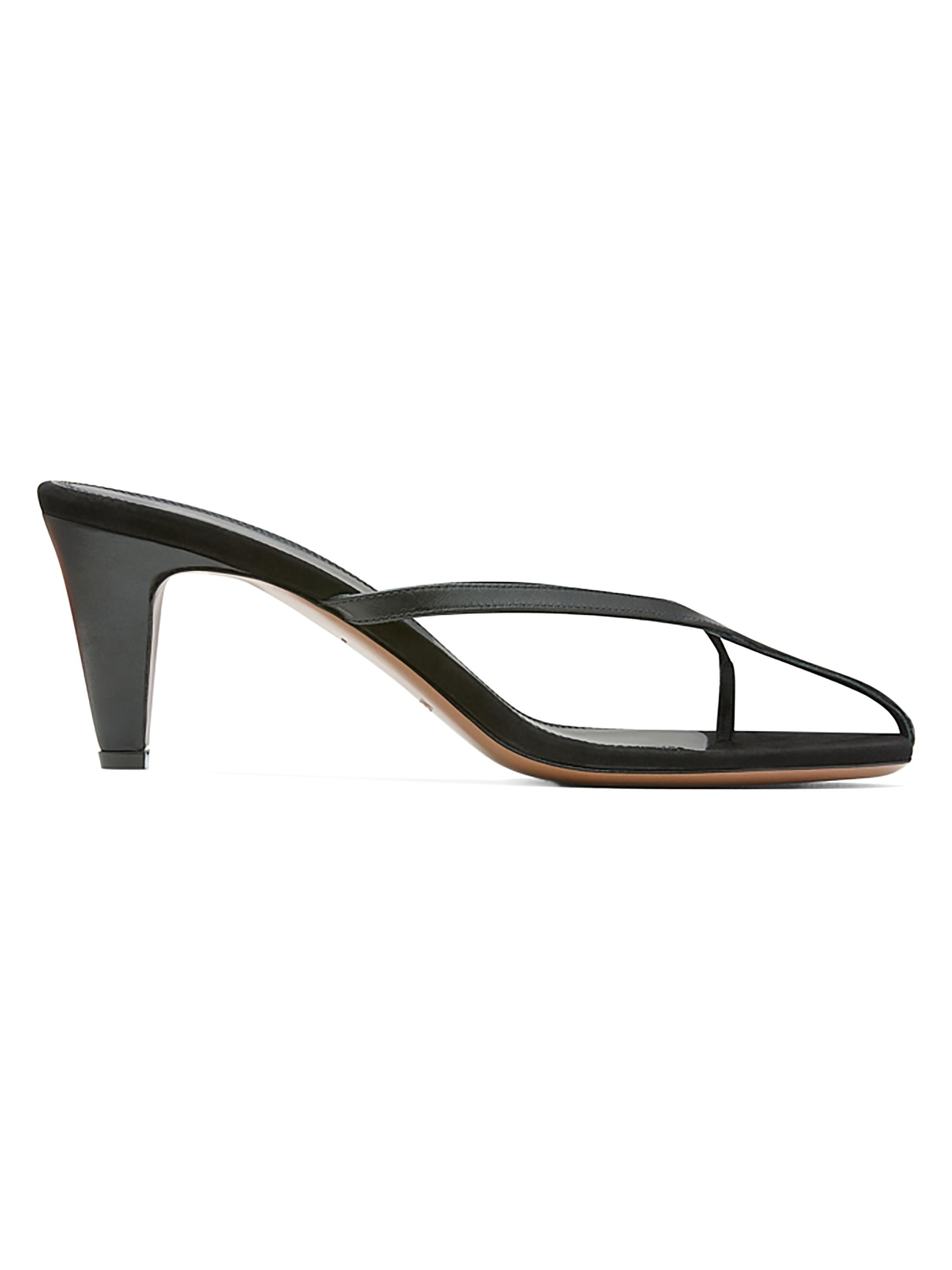 Jil Sander 65MM Leather Sandals | Saks Fifth Avenue