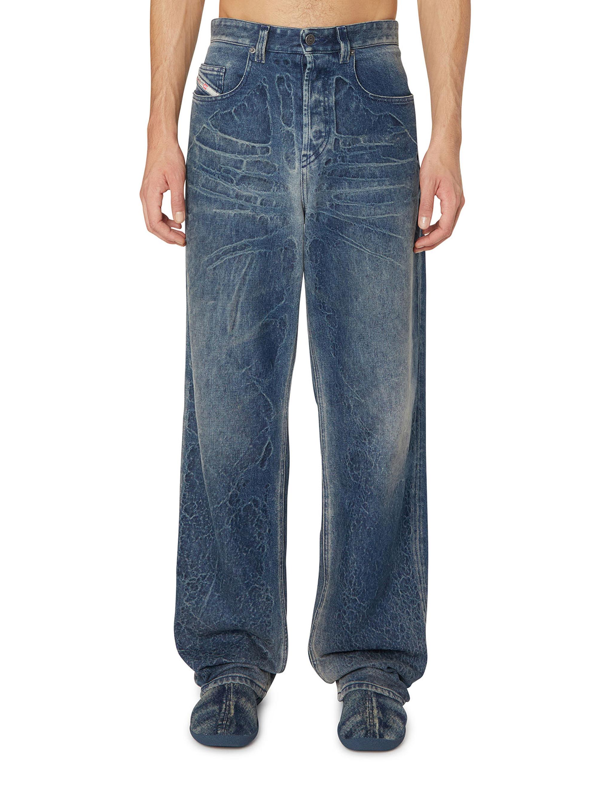 Purple Brand Basalt Distressed Wide-Leg Jeans | Saks Fifth
