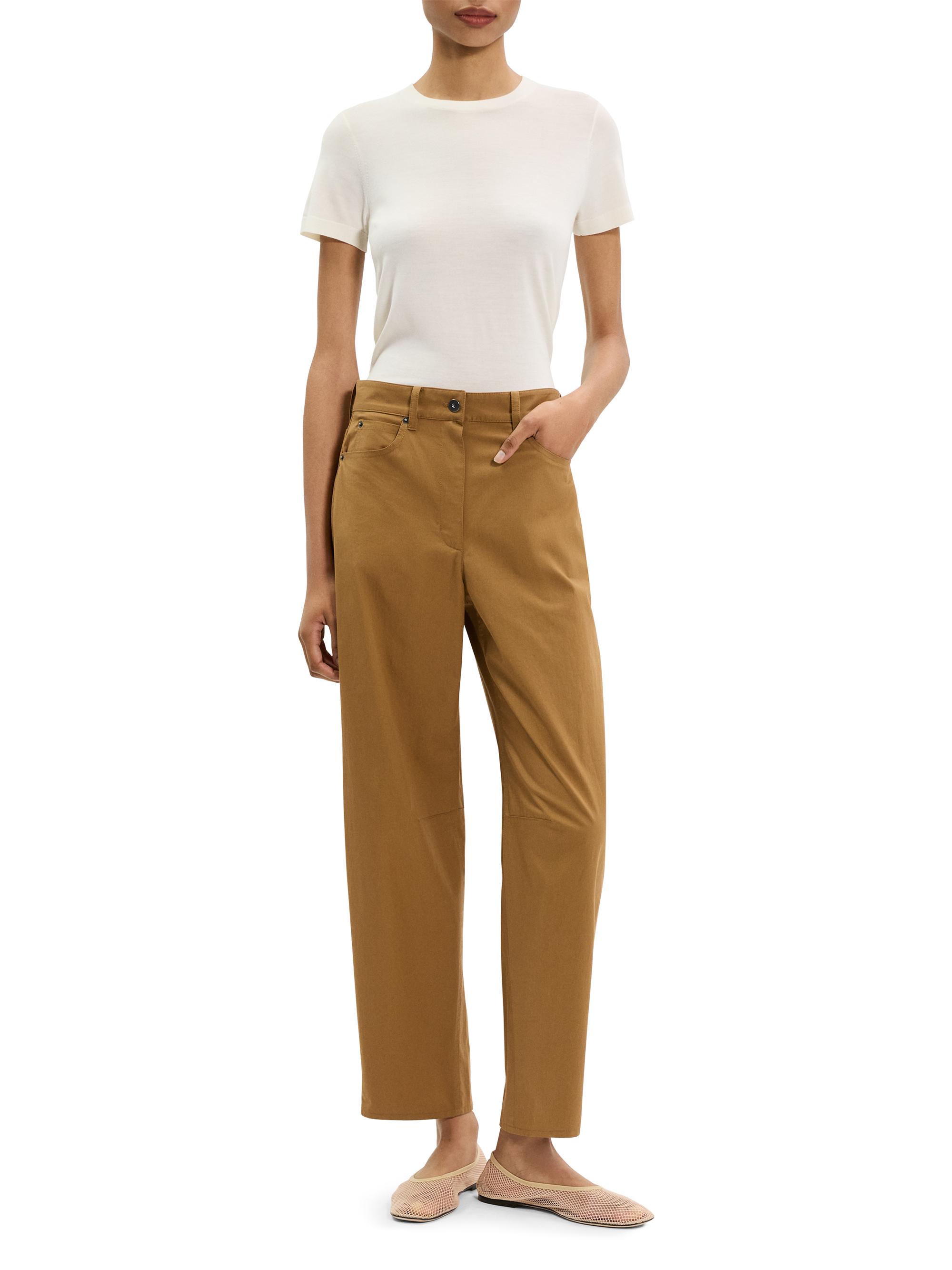 Theory Chino Drop Curve Pants | Saks Fifth Avenue