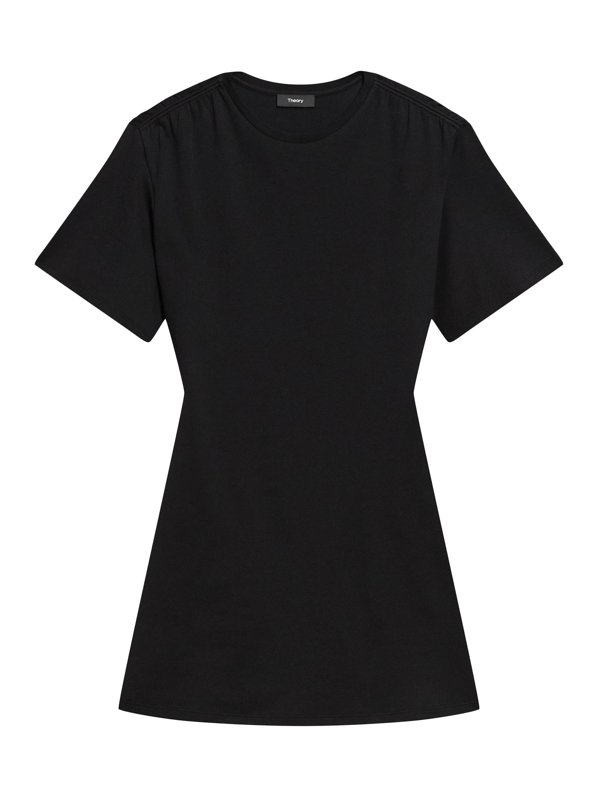 Theory Gathered Shoulder T-Shirt Dress | Saks Fifth Avenue