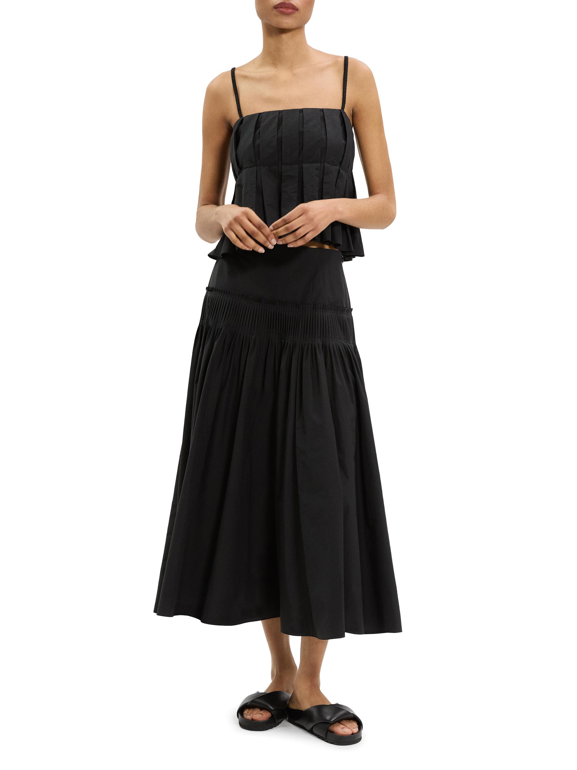 Theory Accordion Midi-Skirt | Saks Fifth Avenue