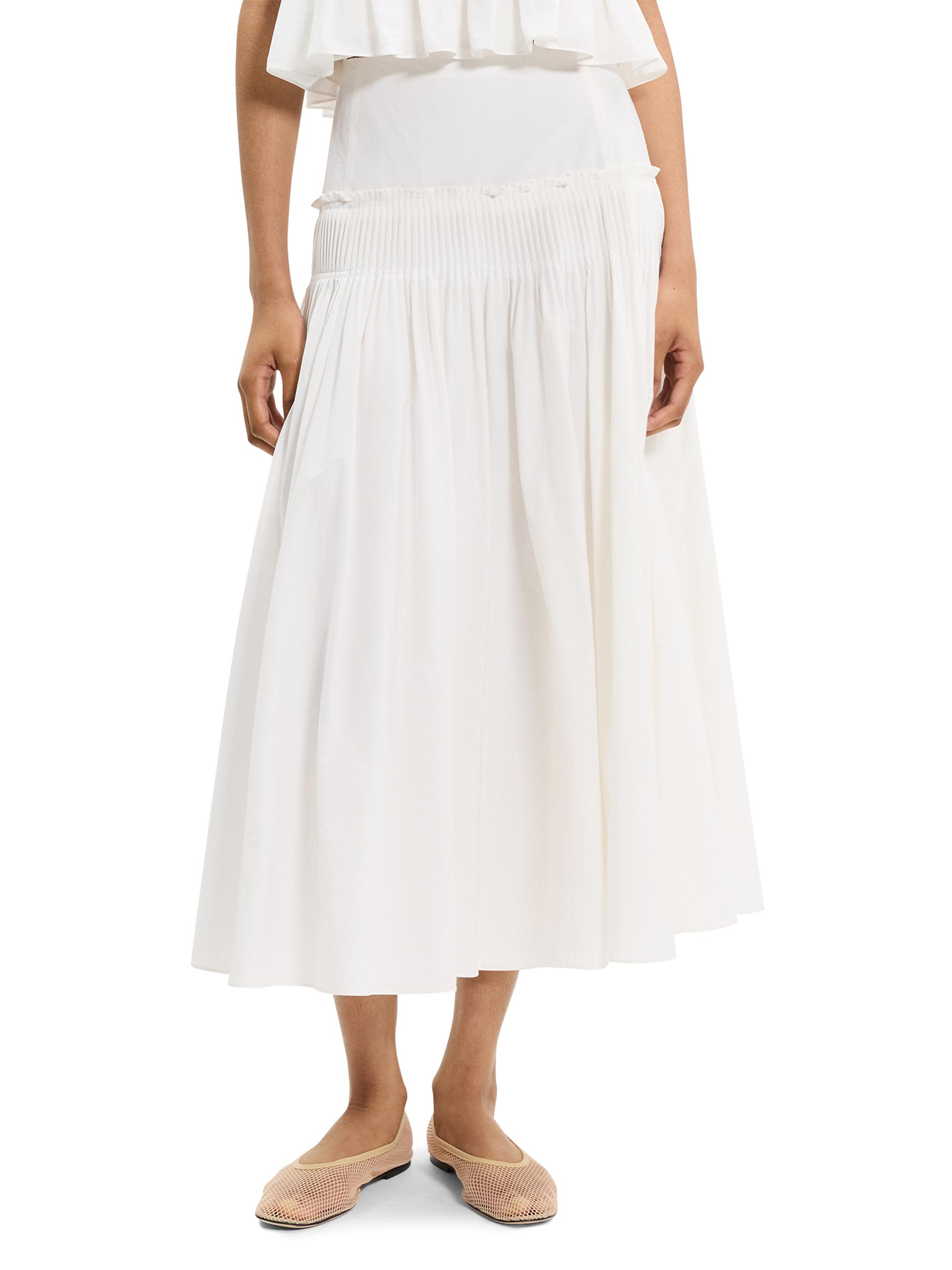Theory Accordion Midi-Skirt | Saks Fifth Avenue