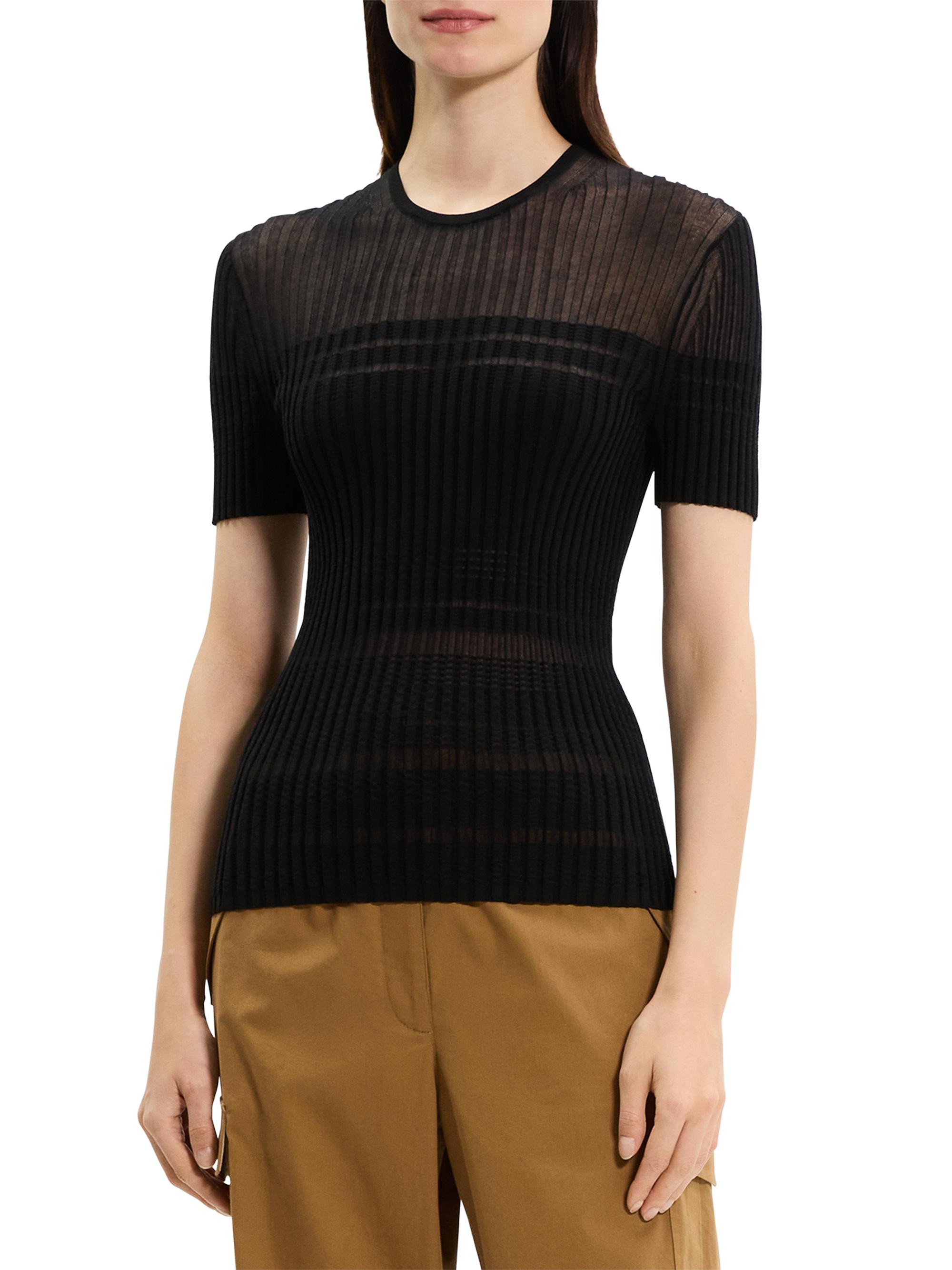 セオリー WOOSTER CREPE KNIT LINKS LINKS TEE theory（セオリー） Theory WOOSTER CREPE KNIT LINKS LINKS TEE