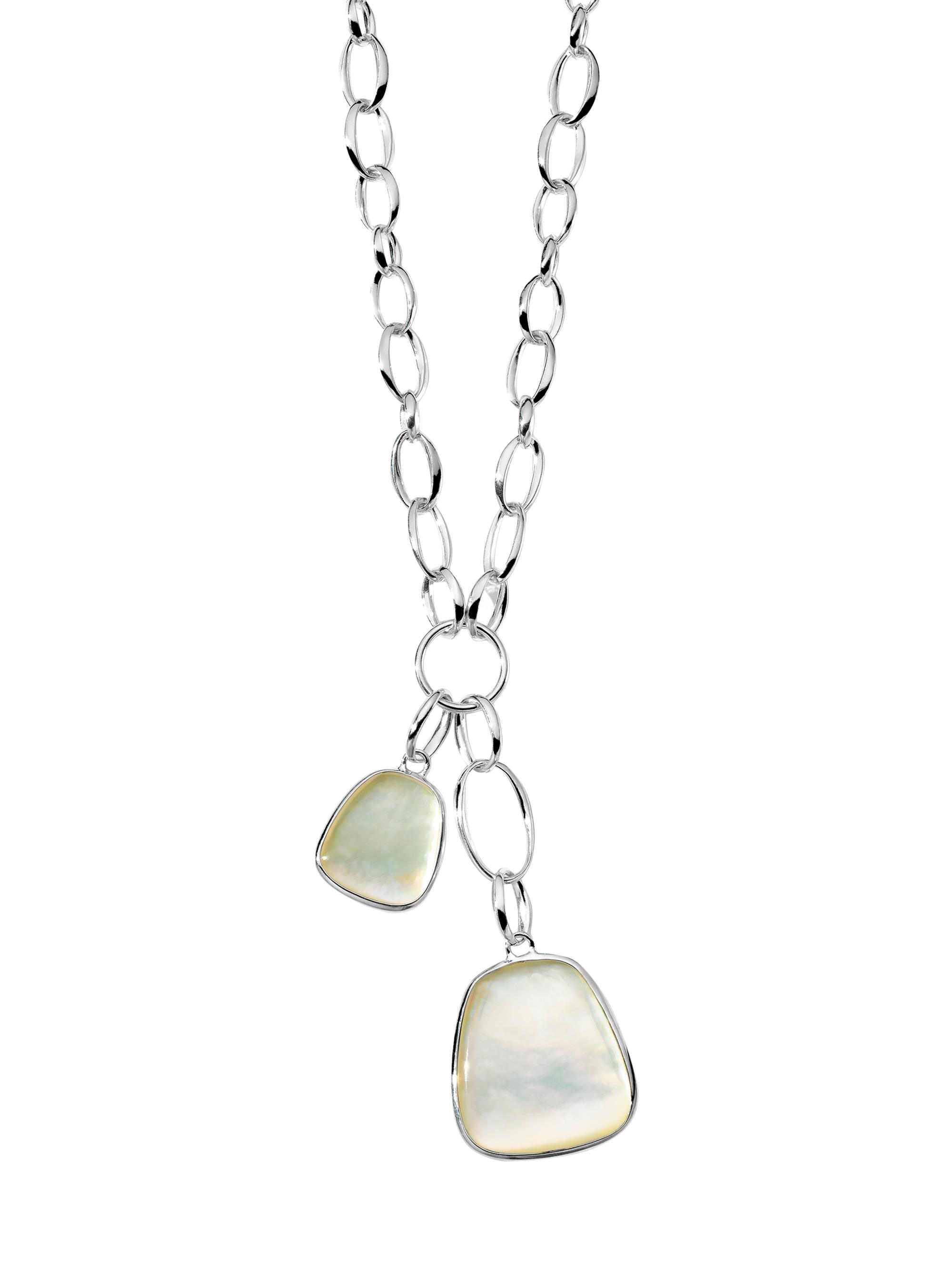 Ippolita Women's Rock Candy Sterling Silver & Multi-Stone Pendant Necklace - Brown Shell