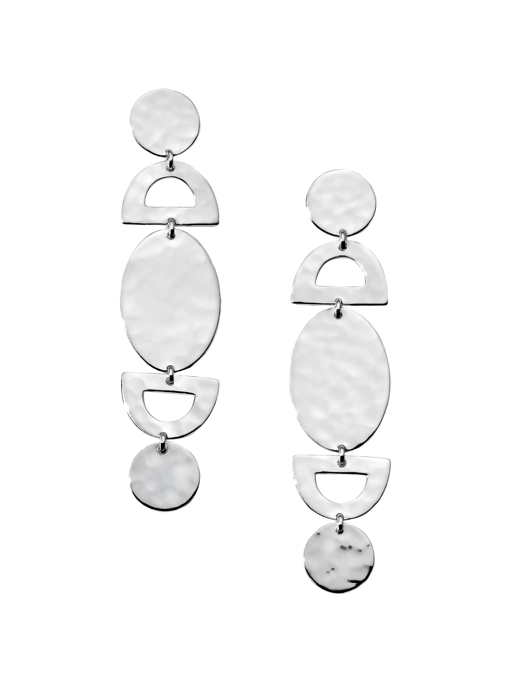 Ippolita Women's Classico Crinkle Sterling Silver Five-Tier Drop Earrings - Silver
