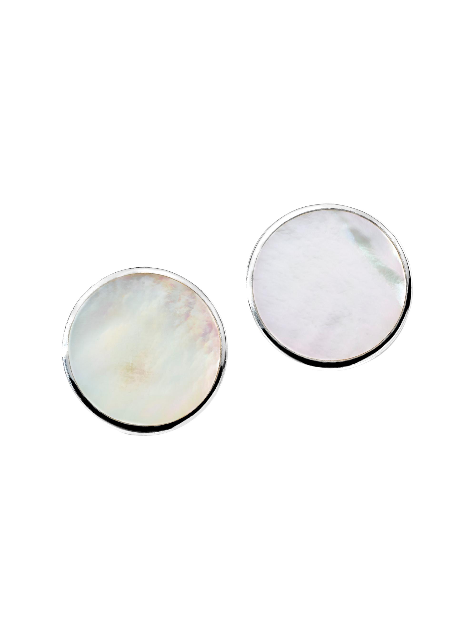 Ippolita Women's Rock Candy  Sterling Silver & Mother-Of-Pearl Doublet Stud Earrings - Mother Of Pearl
