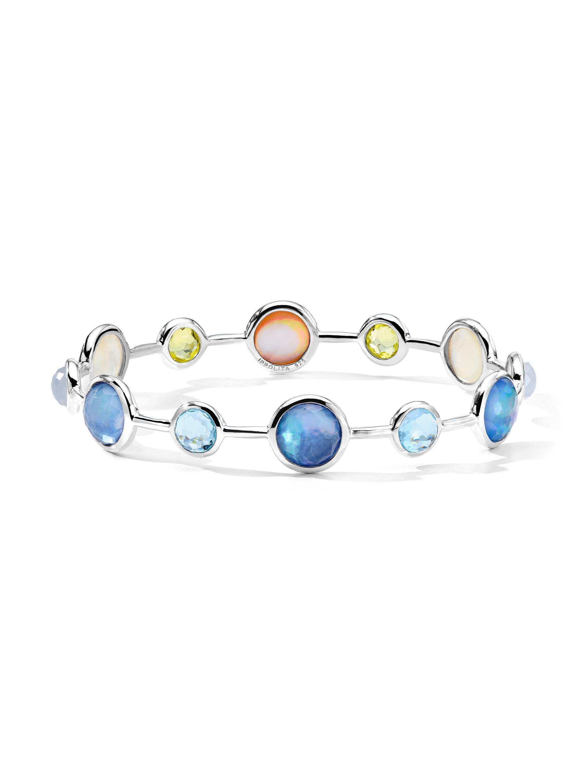 Ippolita Women's Lollipop Wildflower Sterling Silver & Multi-Stone Bangle Bracelet - Wildflower