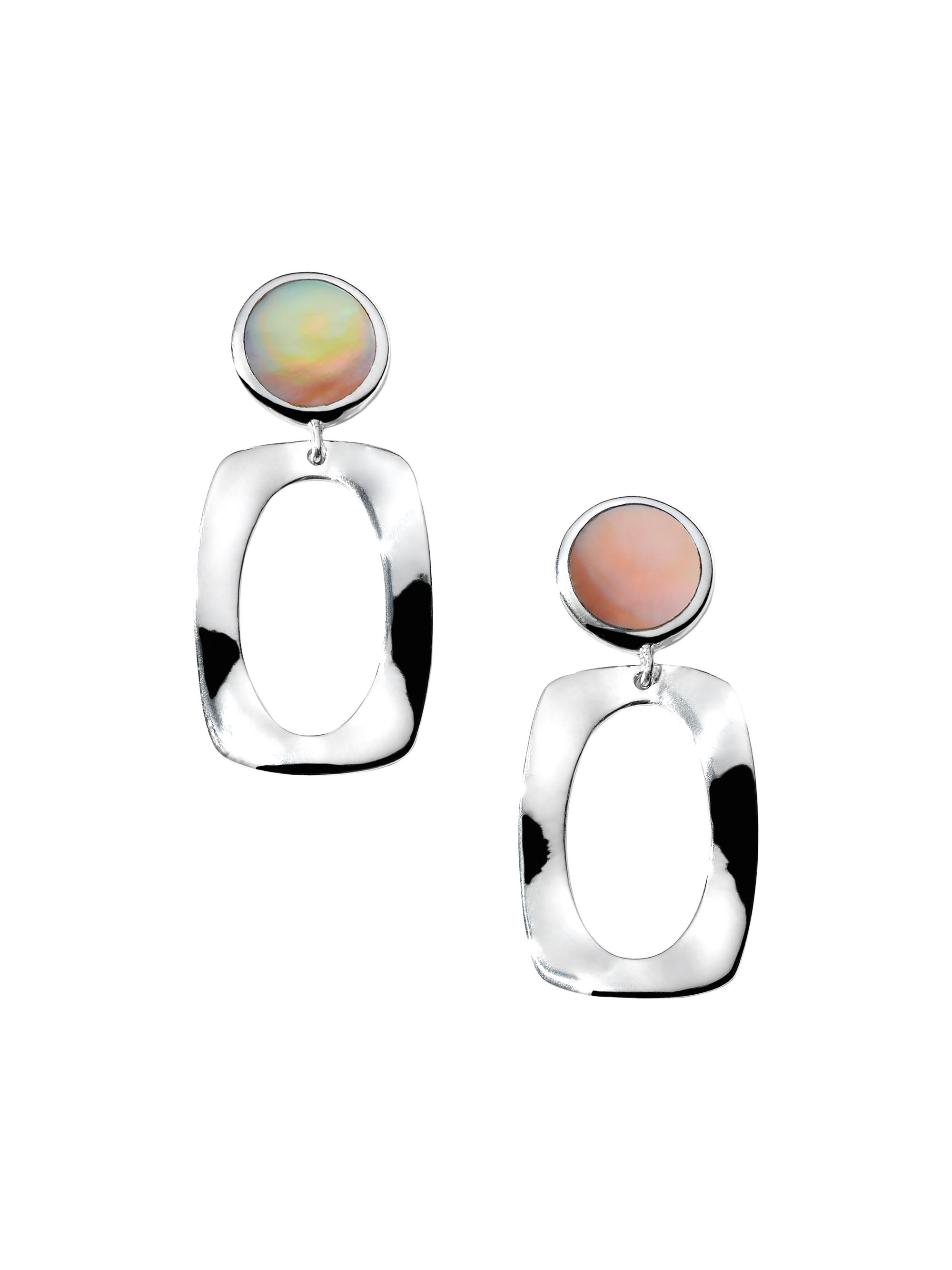 Ippolita Women's Rock Candy Sterling Silver & Multi-Stone Drop Earrings - Brown Shell - Women's Jewelry And Watches