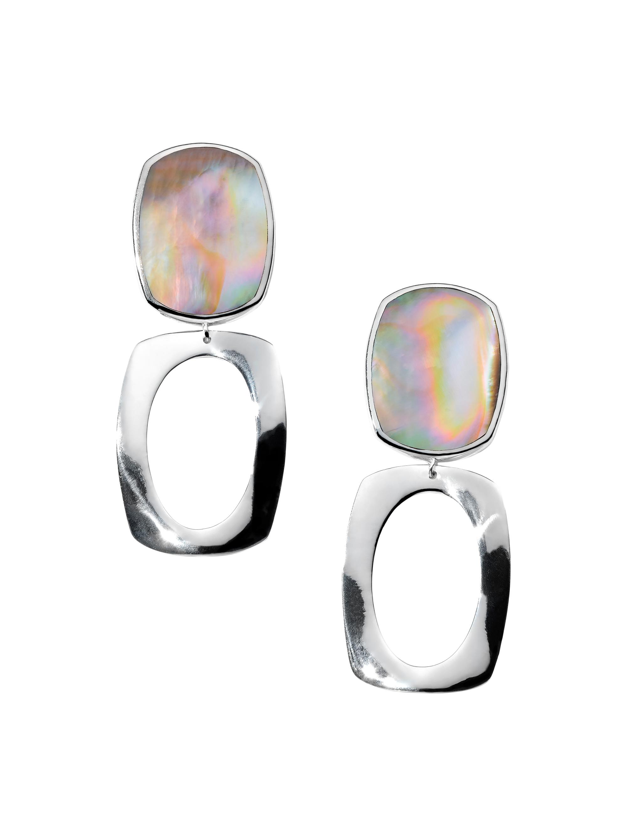 Ippolita Women's Rock Candy Sterling Silver & Multi-Stone Drop Earrings - Brown Shell